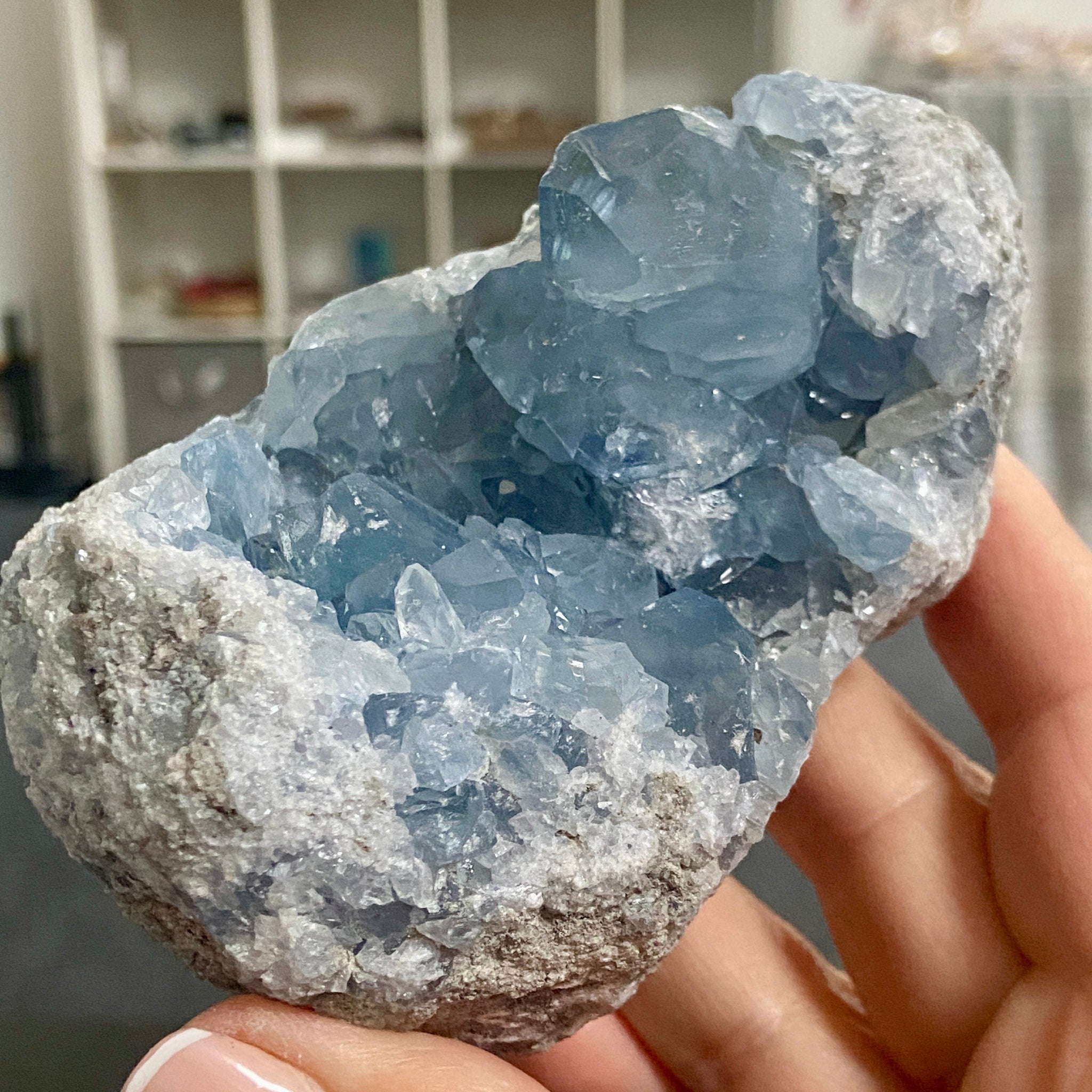 Celestite Cluster - Madagascar