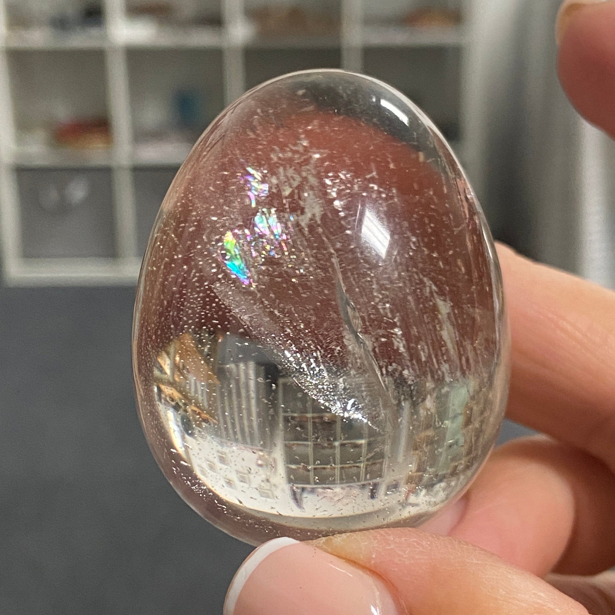 AA Clear Quartz Egg - Madagascar