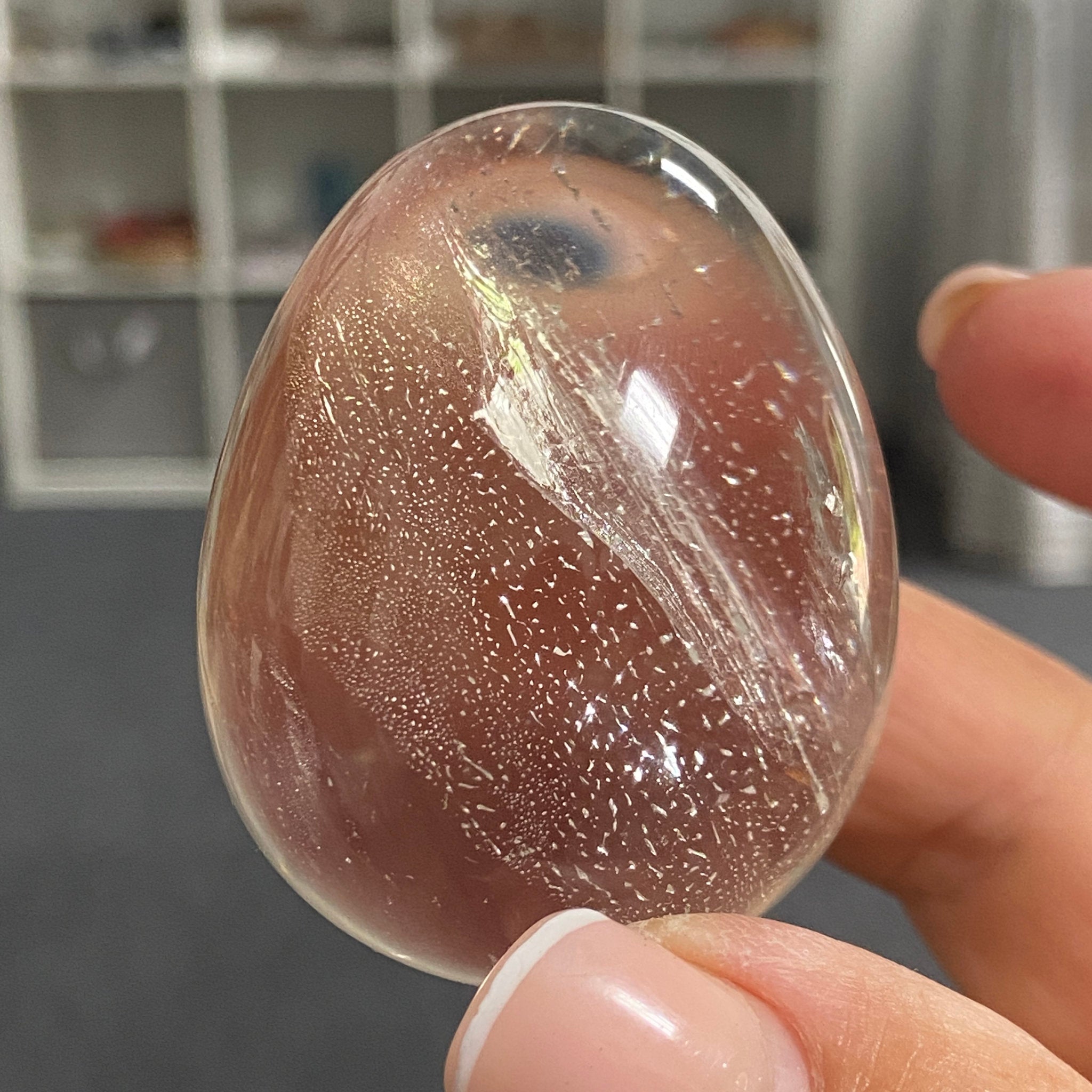 AA Clear Quartz Egg - Madagascar