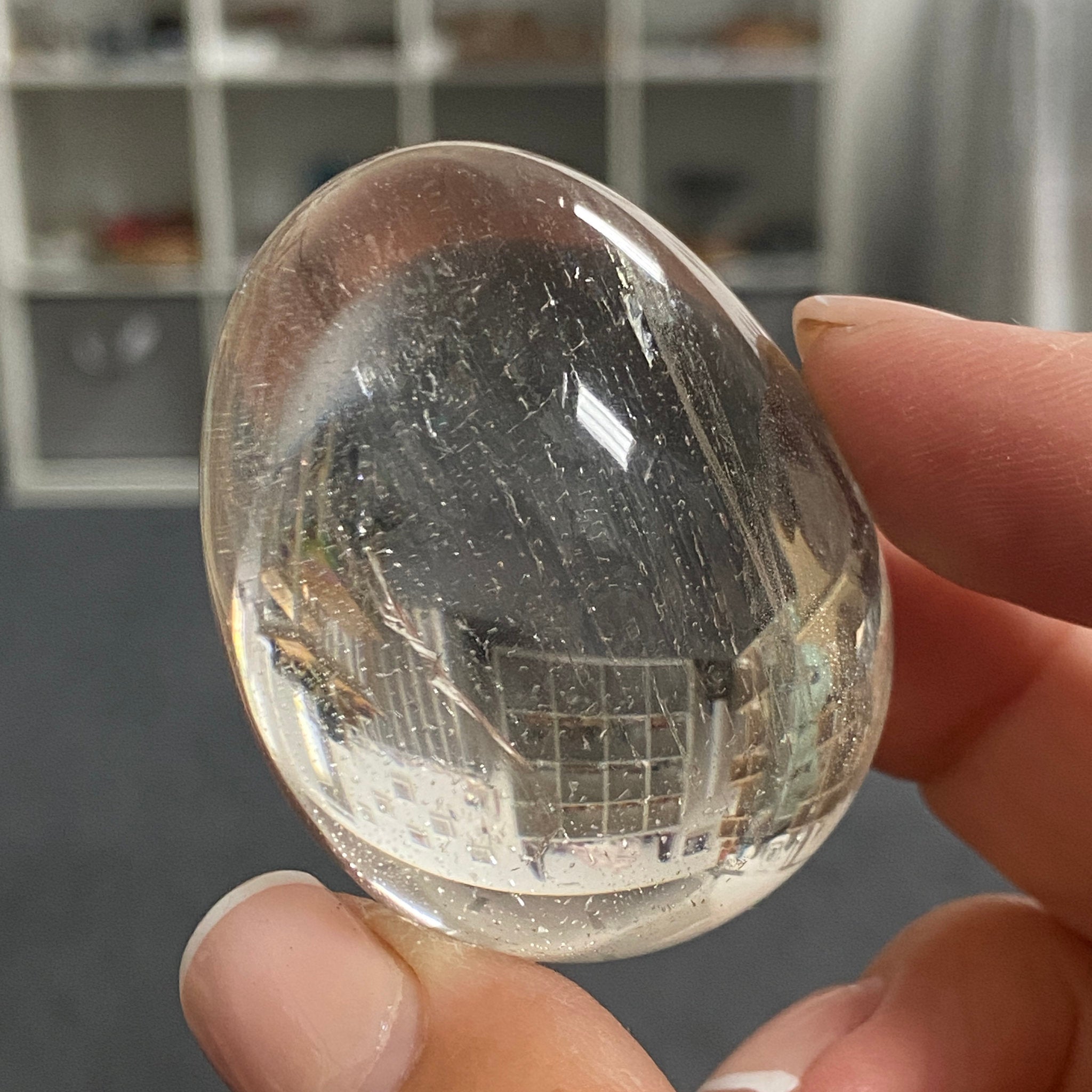 AA Clear Quartz Egg - Madagascar