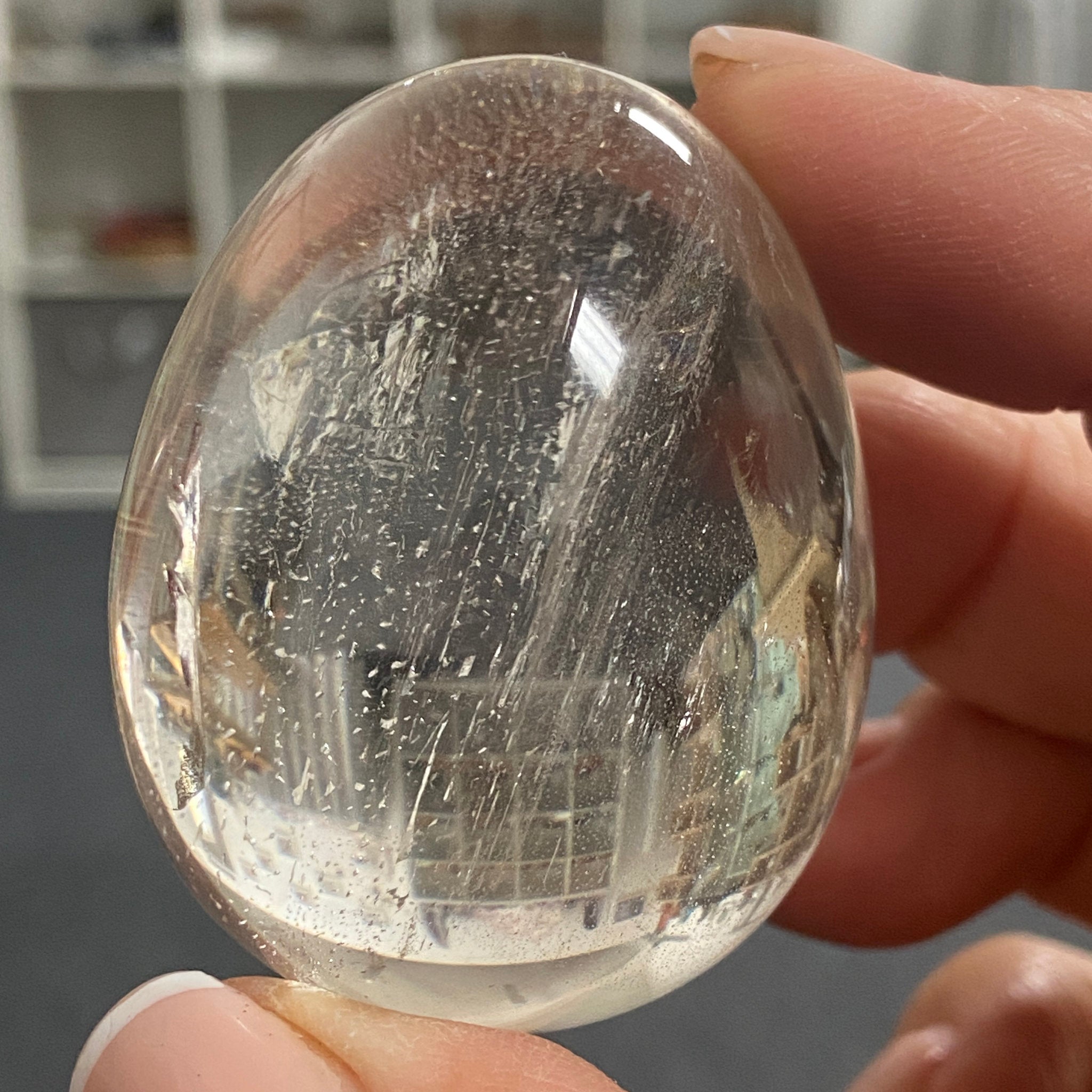 AA Clear Quartz Egg - Madagascar