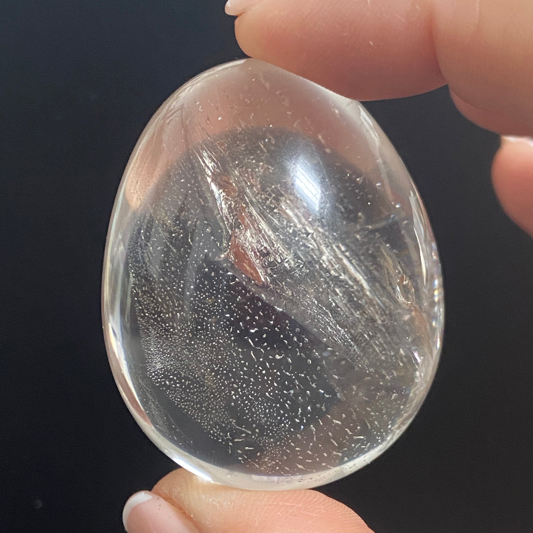 AA Clear Quartz Egg - Madagascar