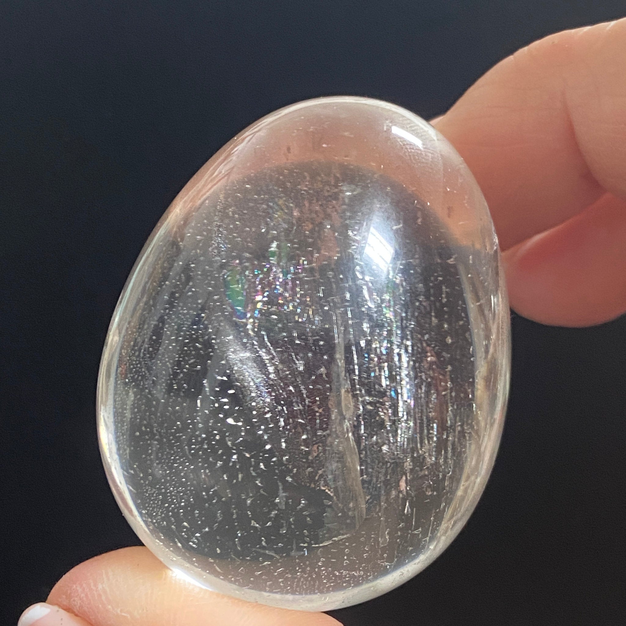 AA Clear Quartz Egg - Madagascar