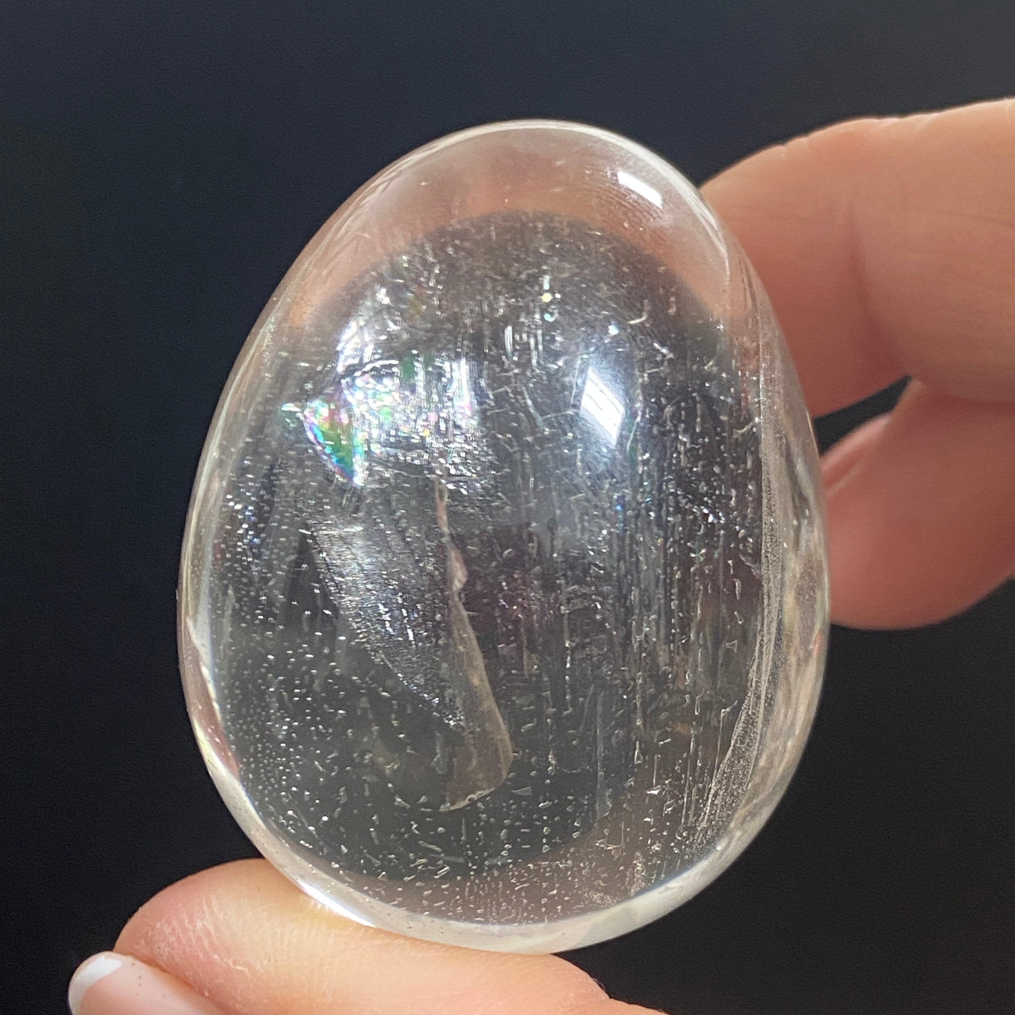 AA Clear Quartz Egg - Madagascar
