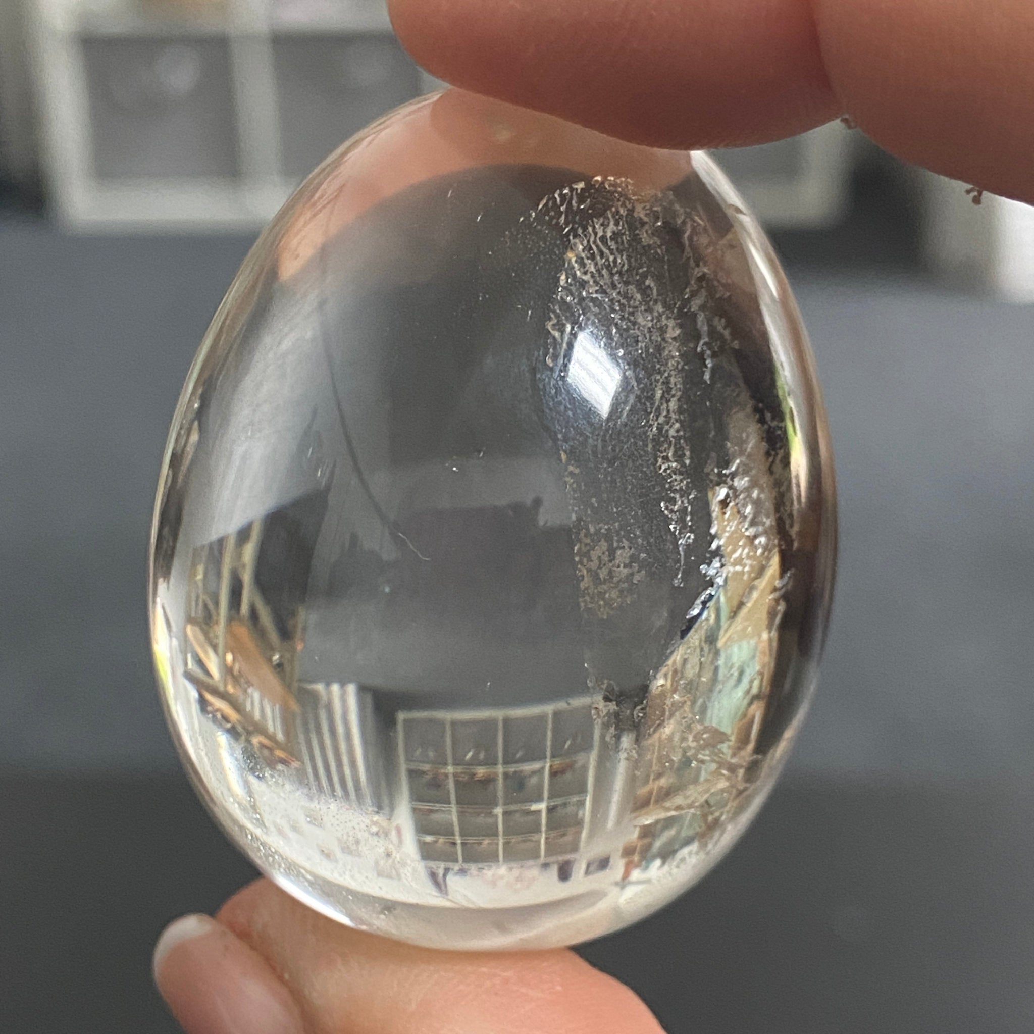 AA Clear Quartz Egg - Madagascar