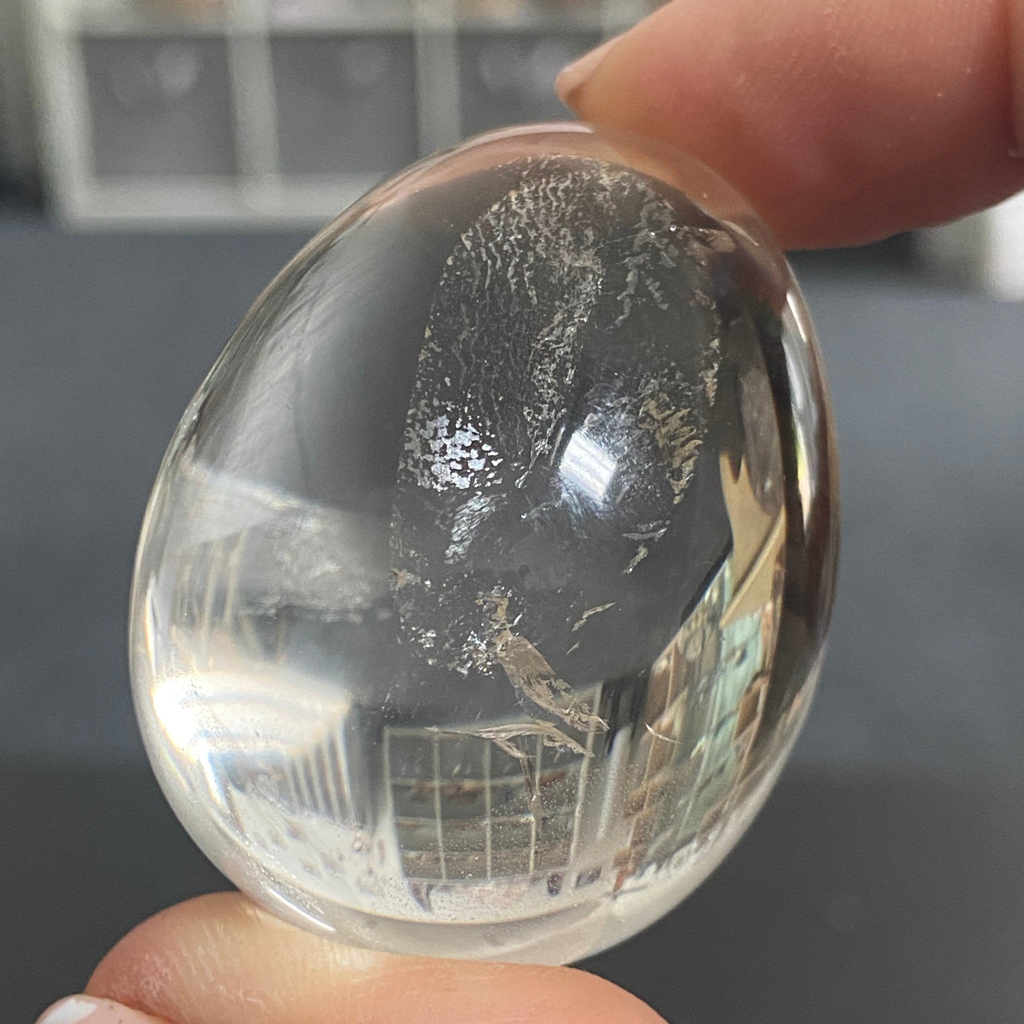 AA Clear Quartz Egg - Madagascar