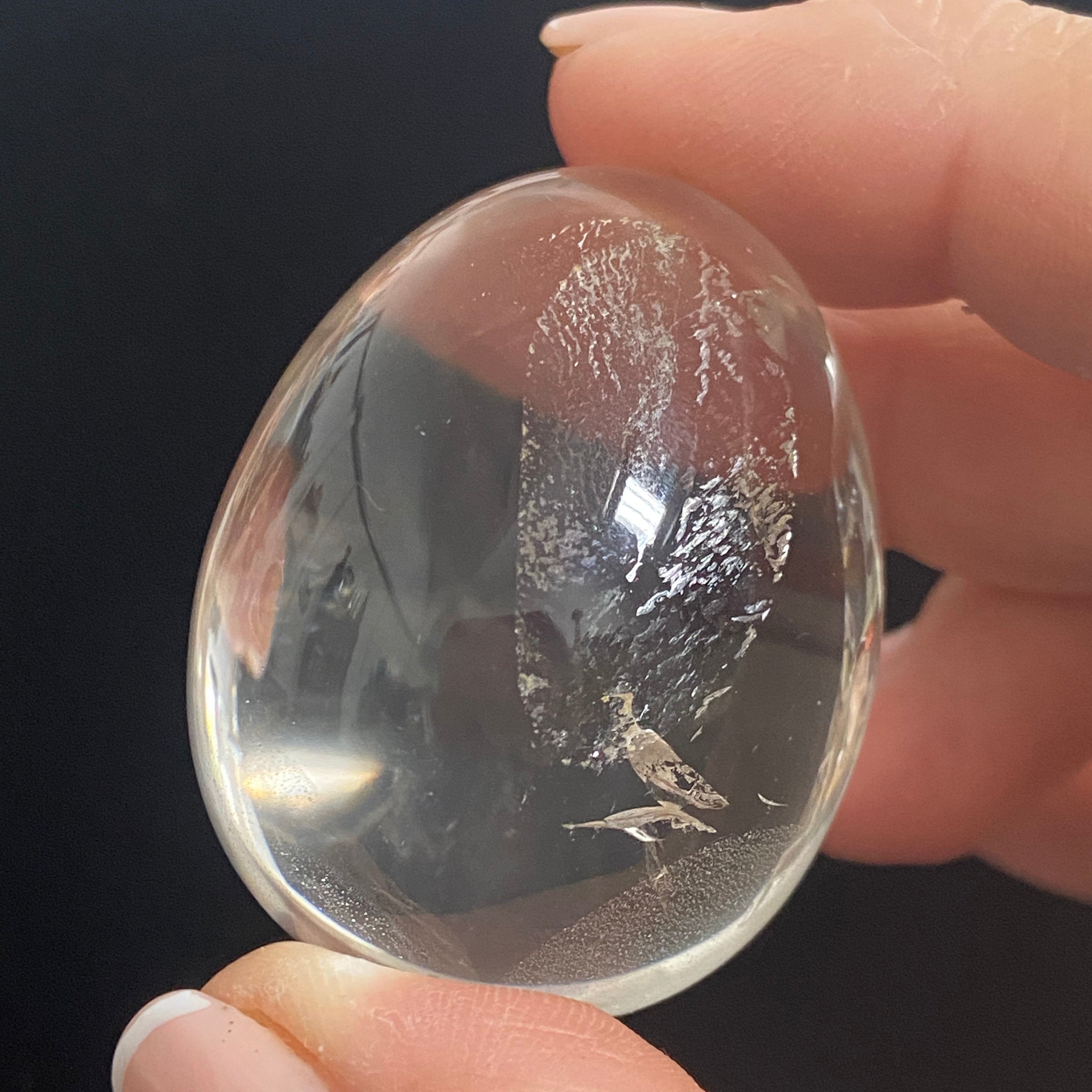 AA Clear Quartz Egg - Madagascar