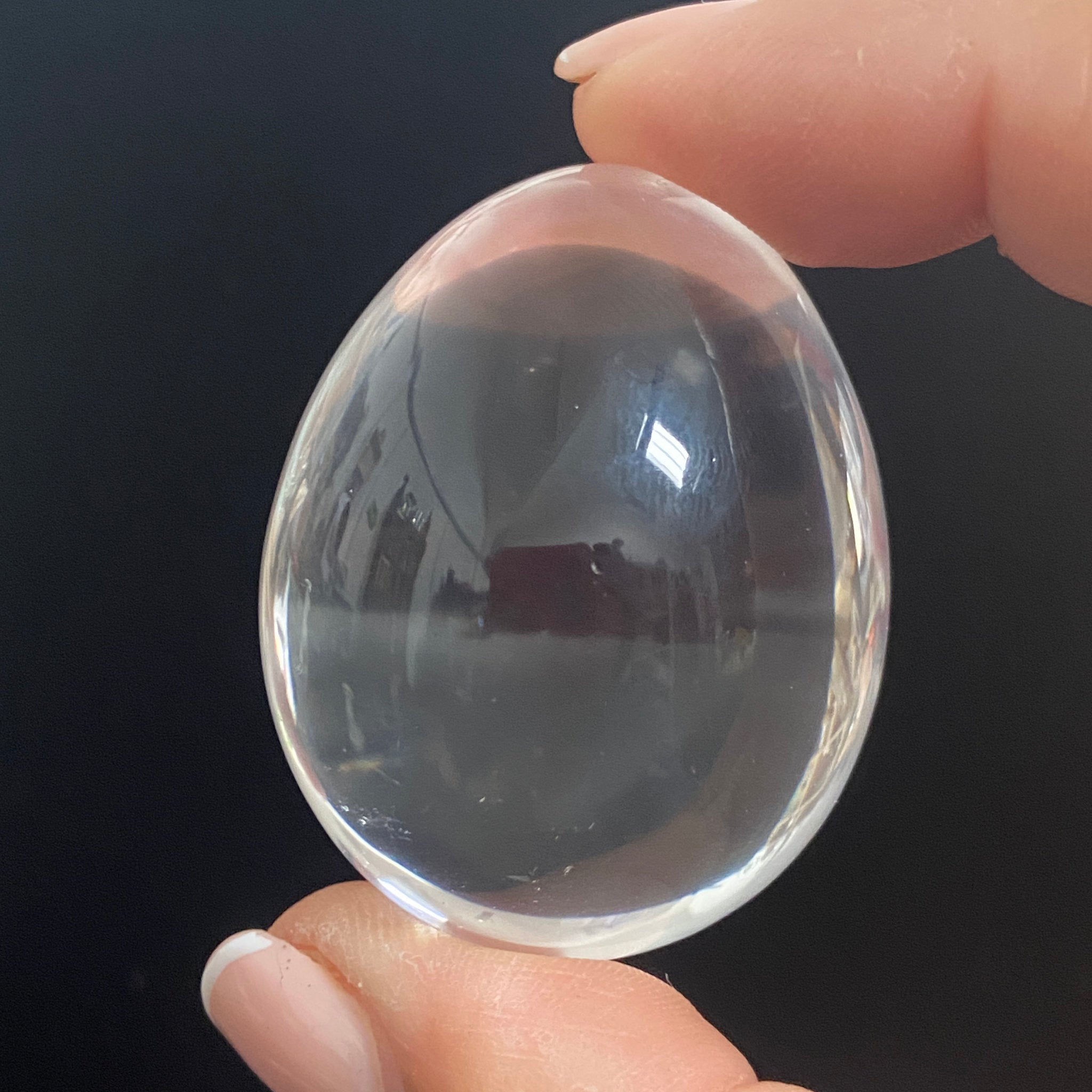 AA Clear Quartz Egg - Madagascar
