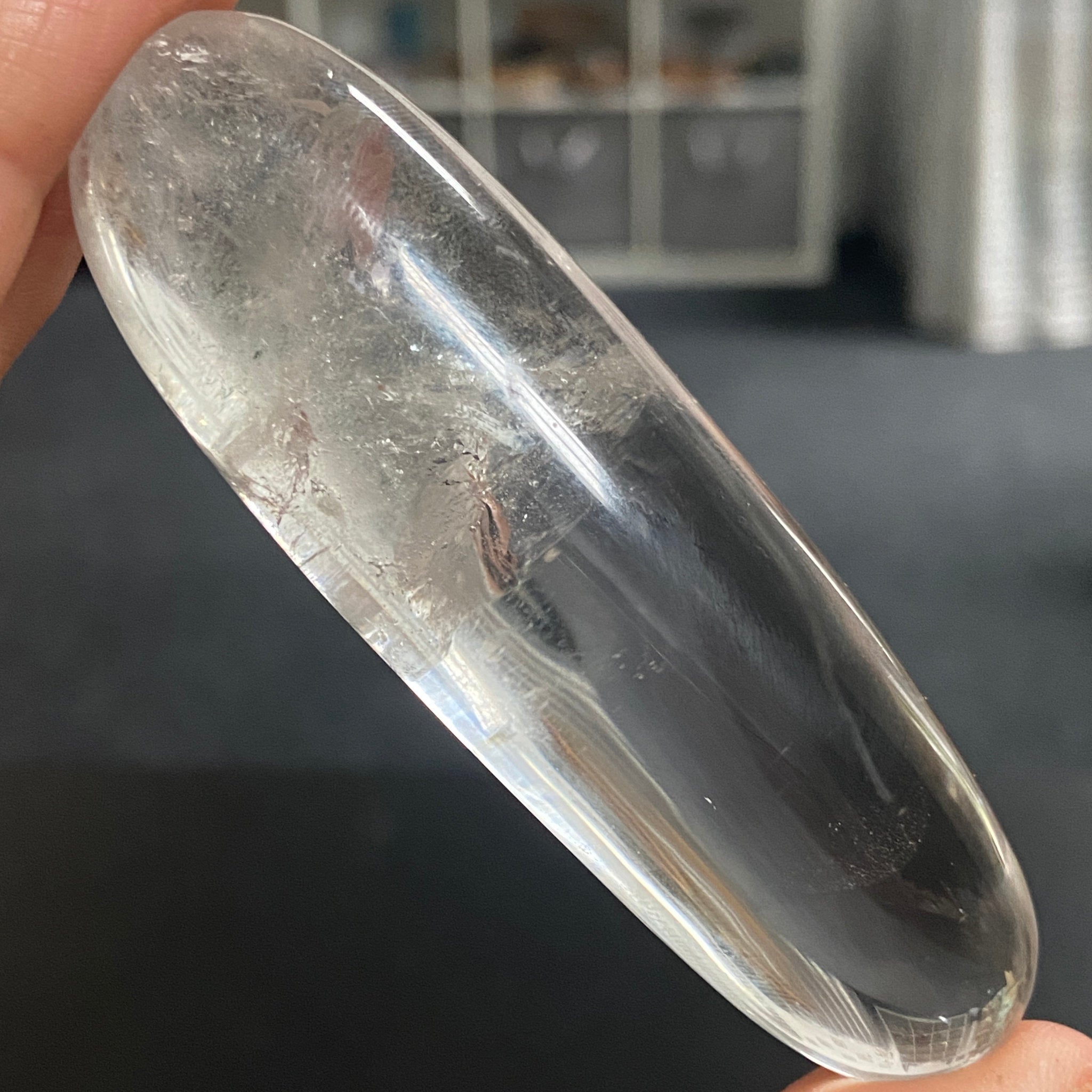 River Rolled Clear Quartz Freeform