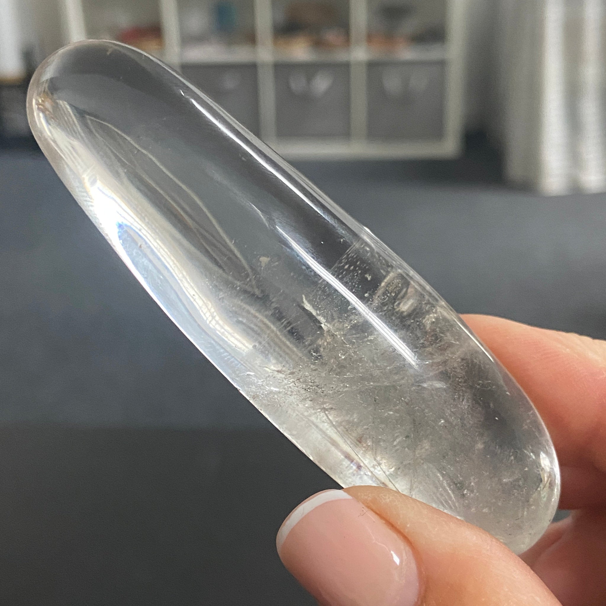 River Rolled Clear Quartz Freeform