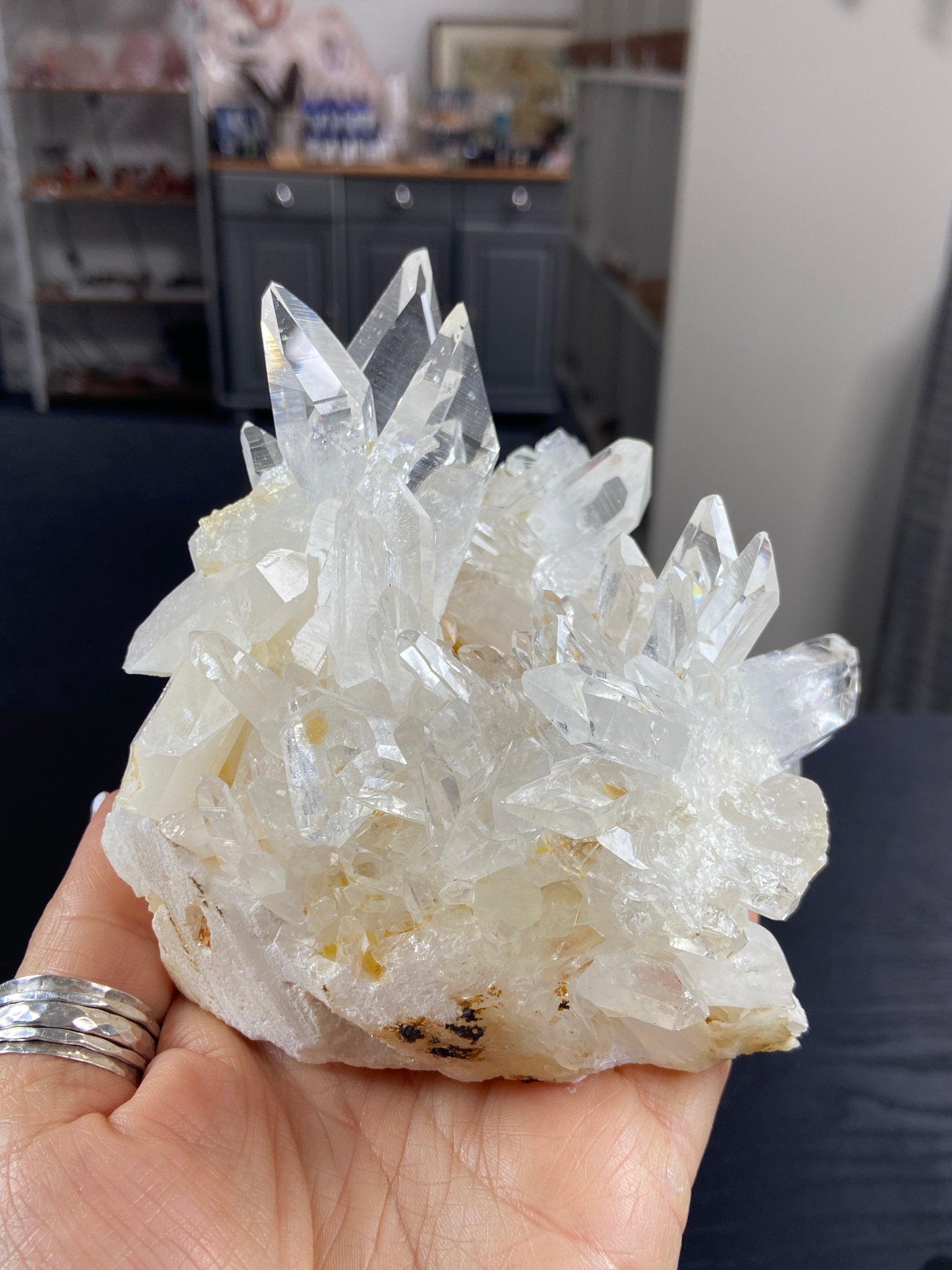Lemurian Light Quartz Cluster – Colombia