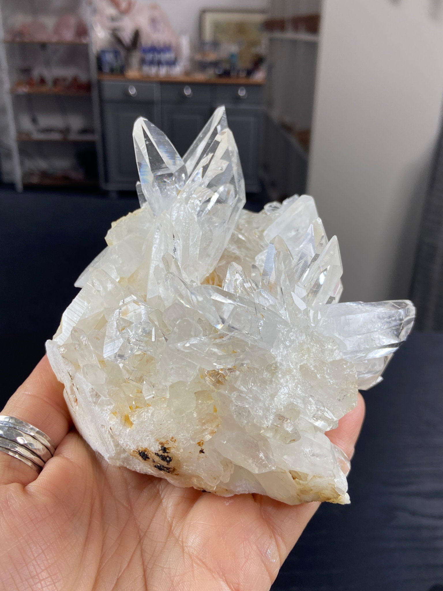 Lemurian Light Quartz Cluster – Colombia