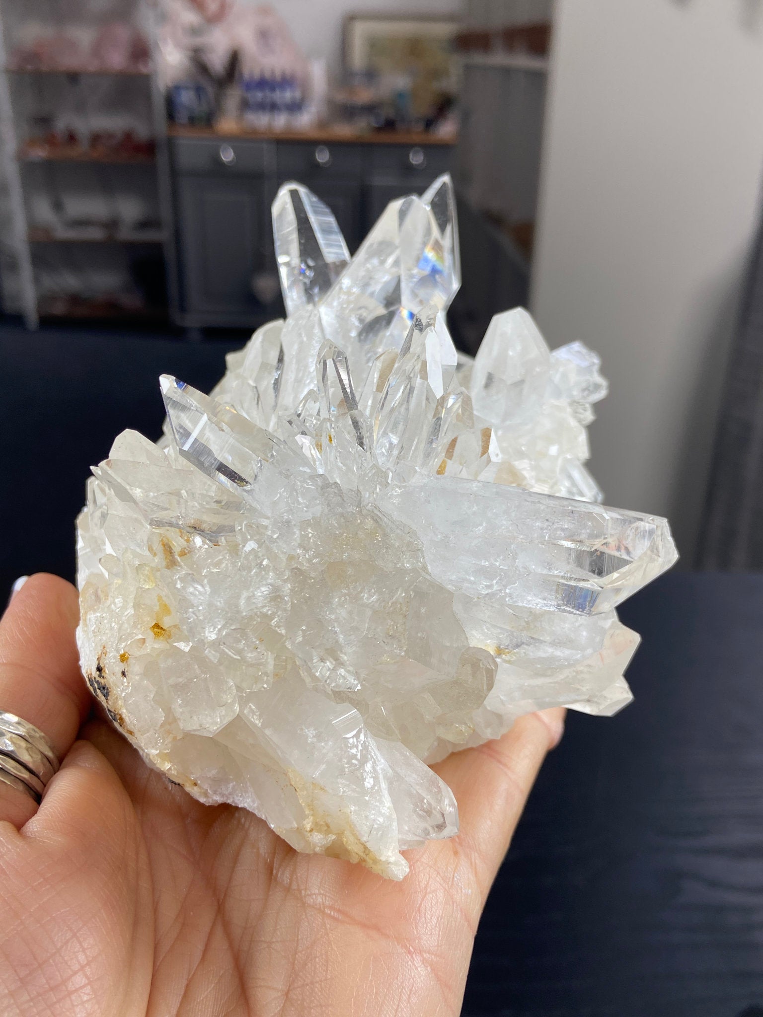 Lemurian Light Quartz Cluster – Colombia