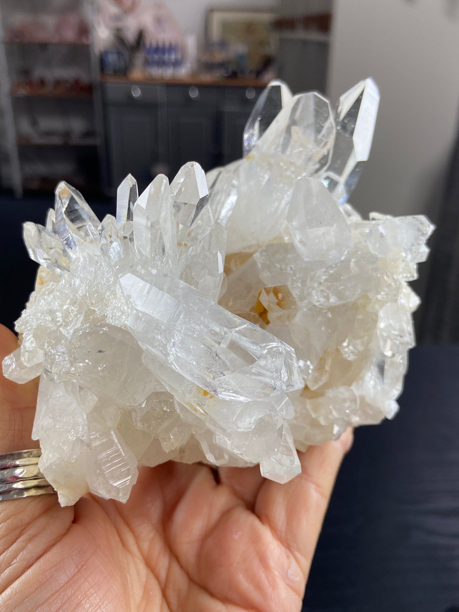 Lemurian Light Quartz Cluster – Colombia