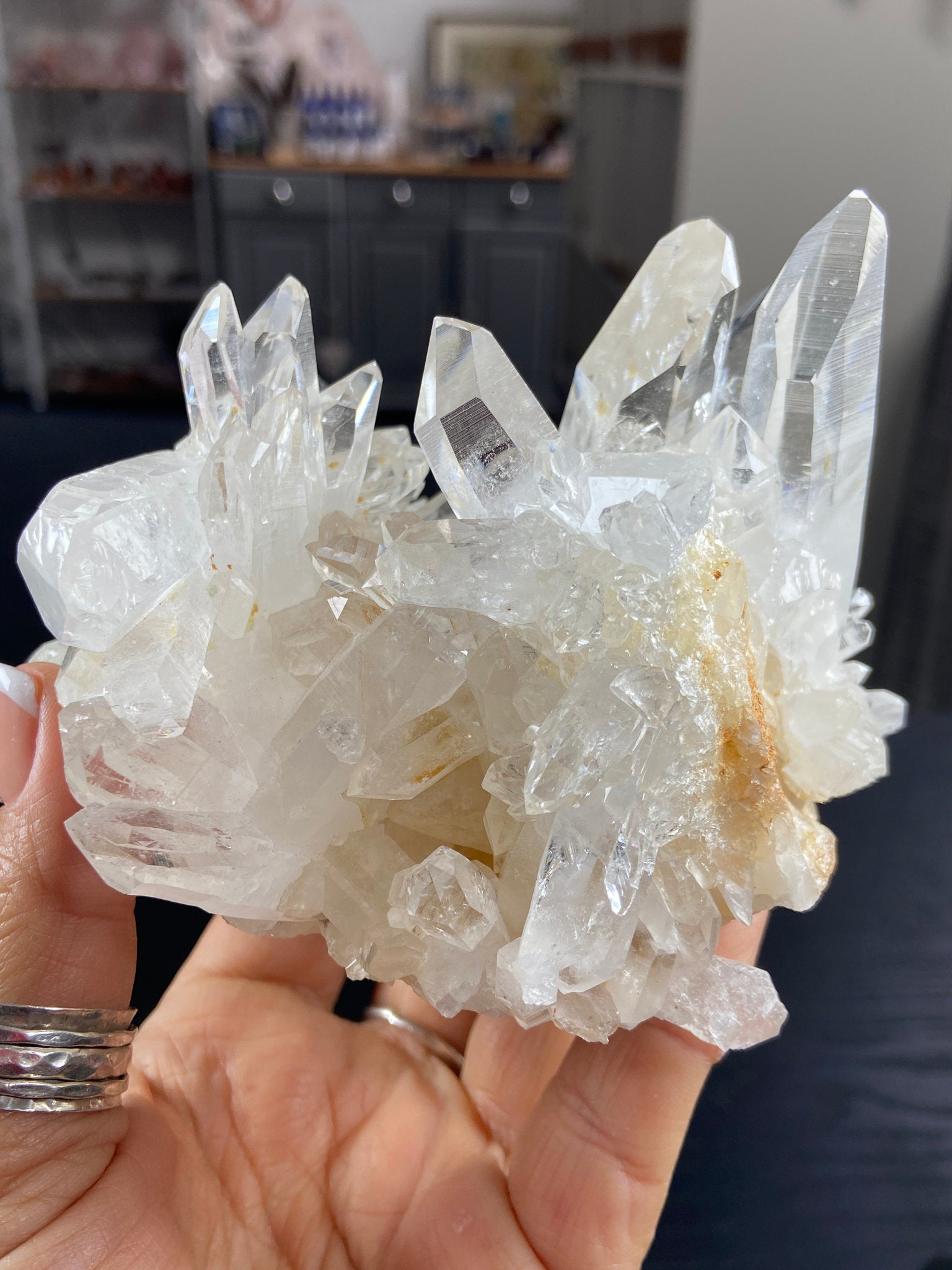 Lemurian Light Quartz Cluster – Colombia