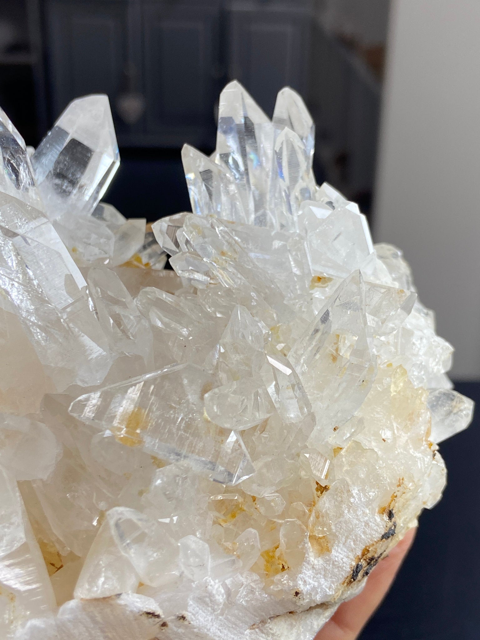 Lemurian Light Quartz Cluster – Colombia