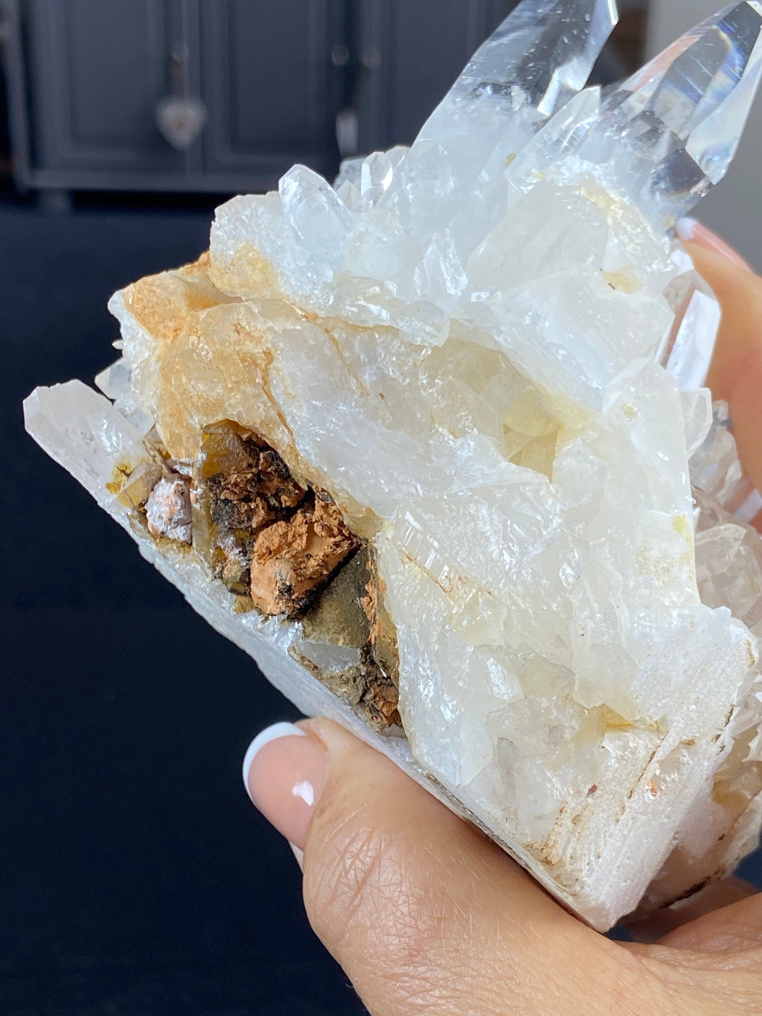 Lemurian Light Quartz Cluster – Colombia