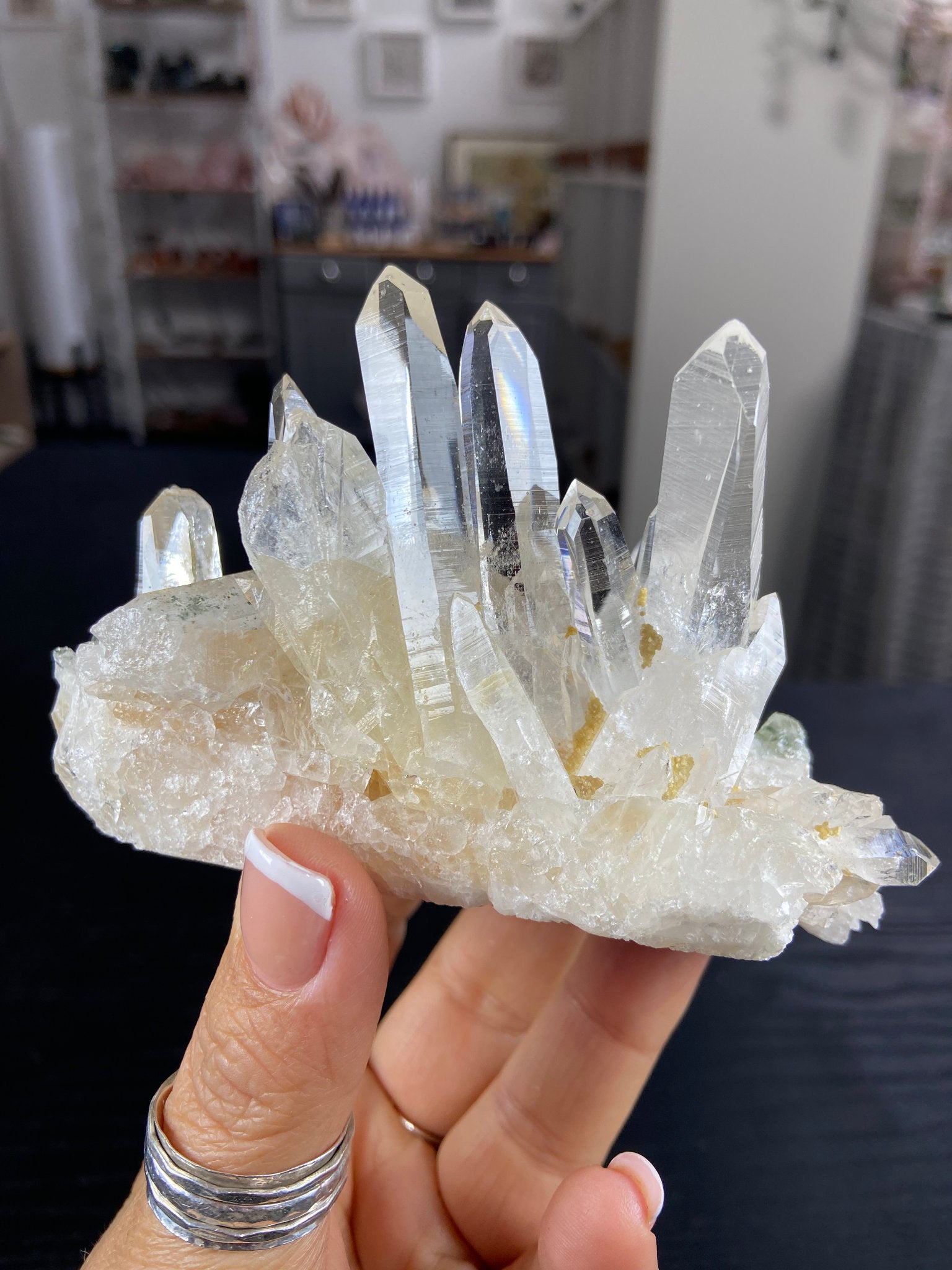 Lemurian Light Quartz Cluster – Colombia
