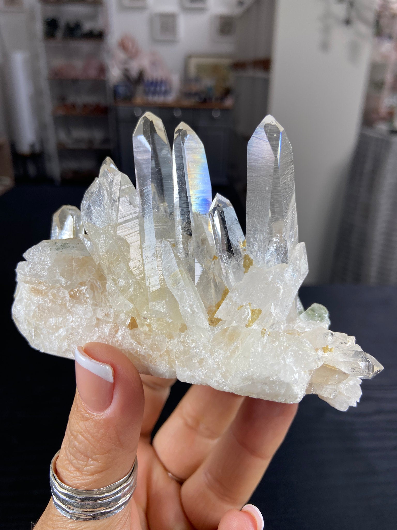 Lemurian Light Quartz Cluster – Colombia