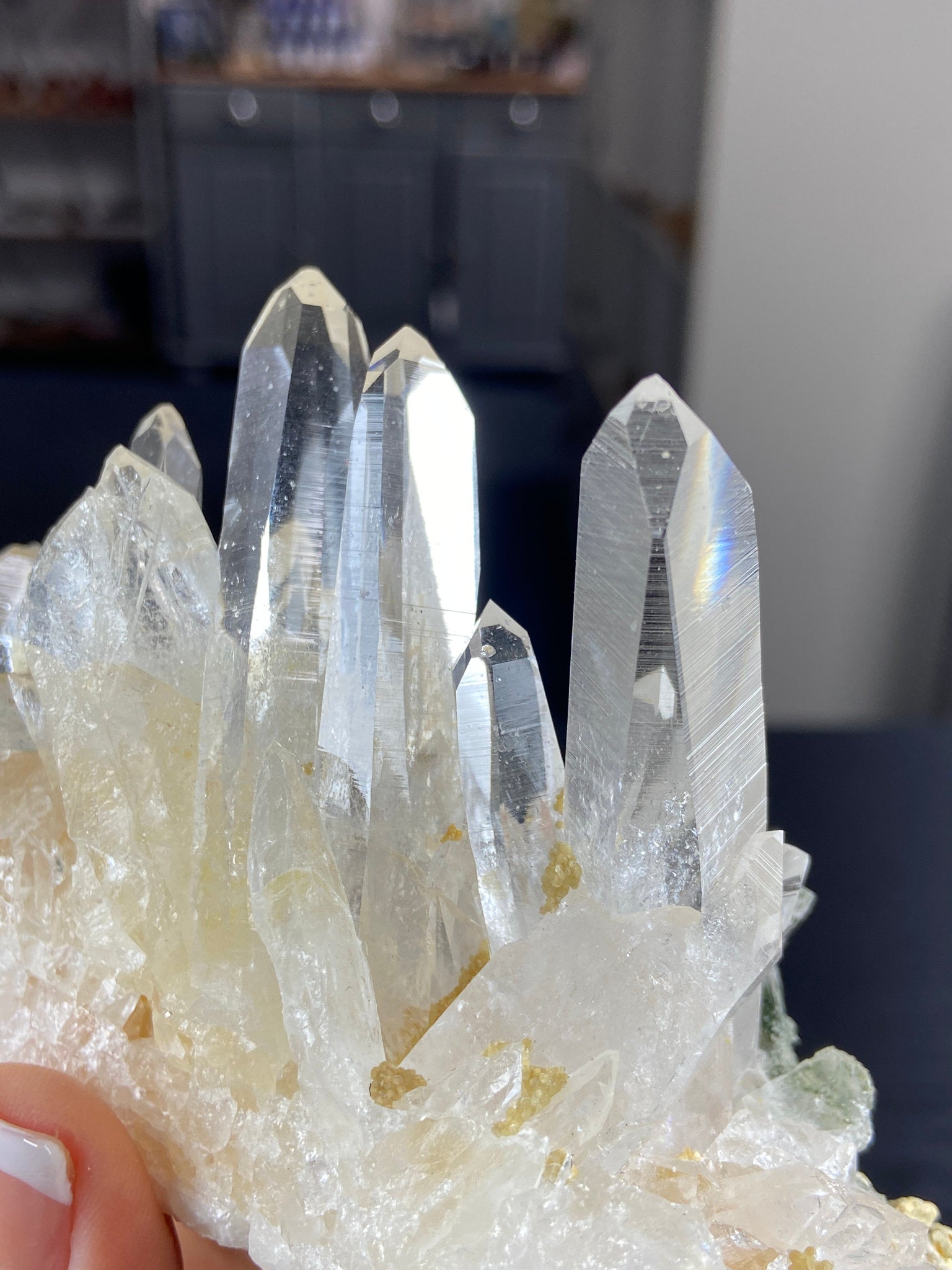Lemurian Light Quartz Cluster – Colombia