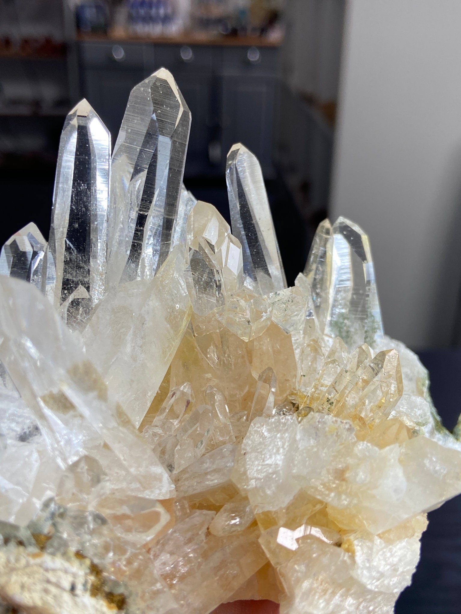 Lemurian Light Quartz Cluster – Colombia