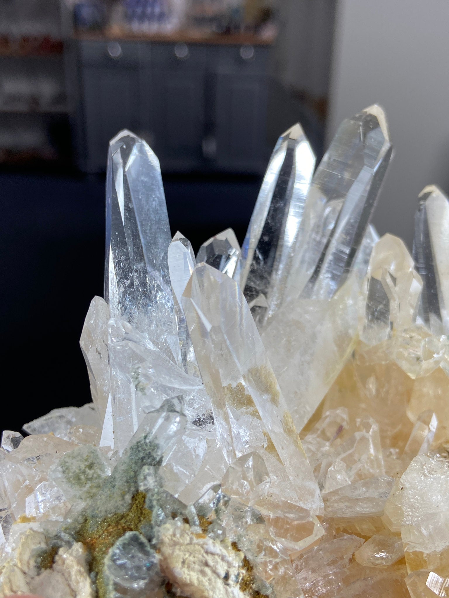 Lemurian Light Quartz Cluster – Colombia