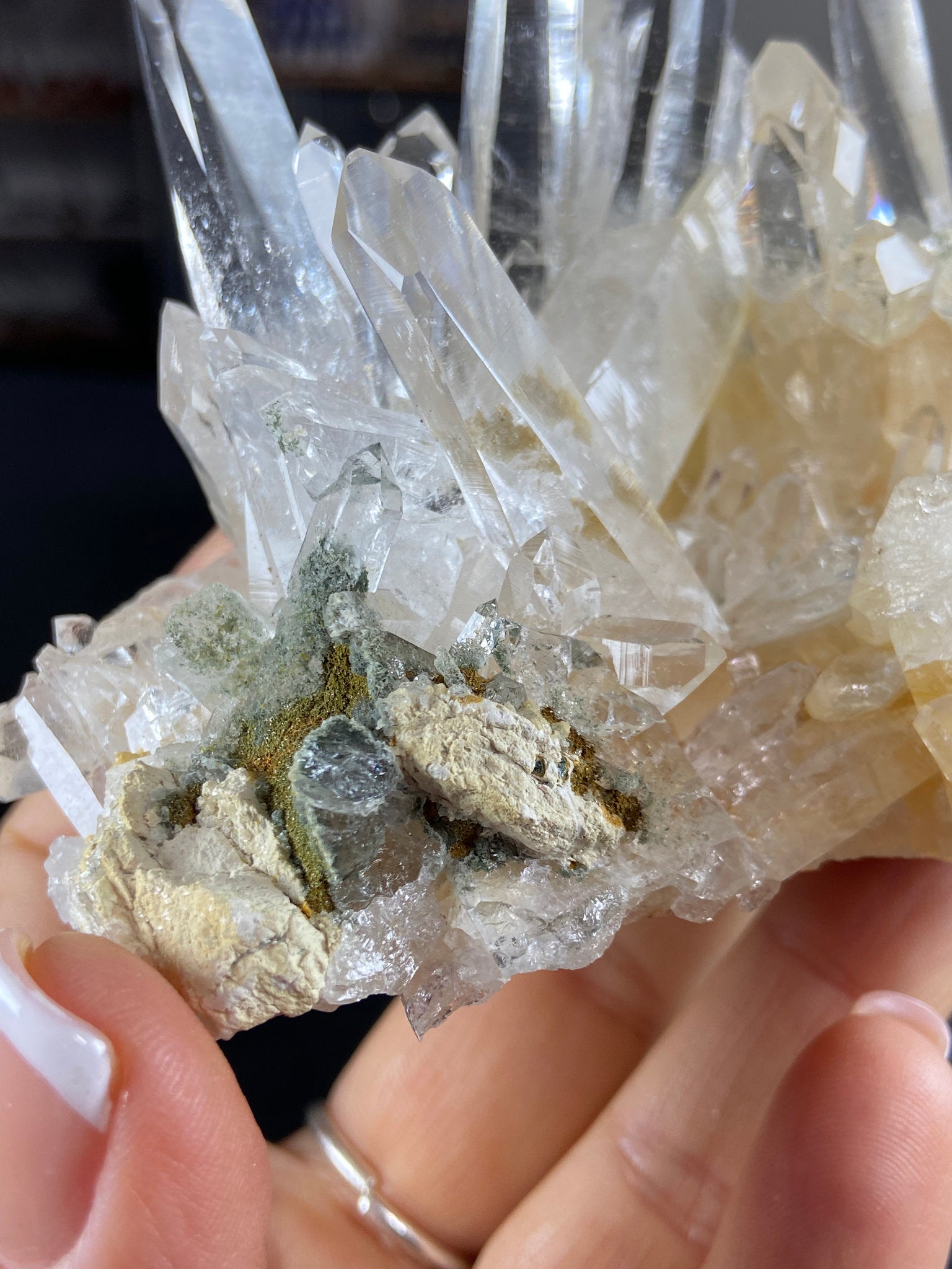 Lemurian Light Quartz Cluster – Colombia