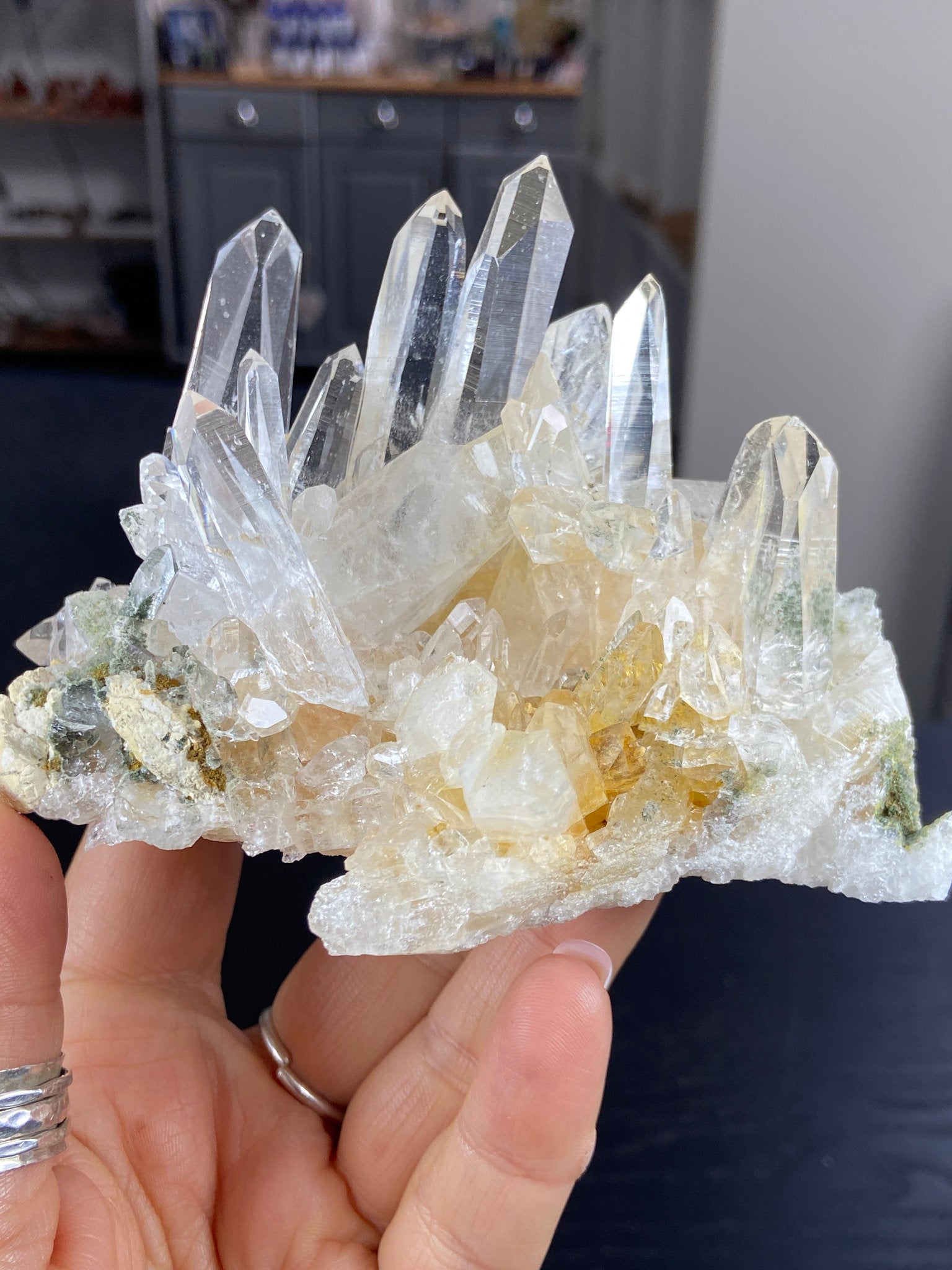 Lemurian Light Quartz Cluster – Colombia