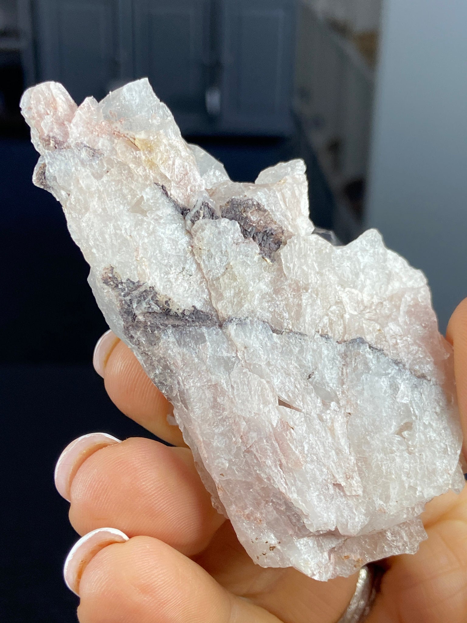 Sacred Pink Lemurian Quartz Cluster