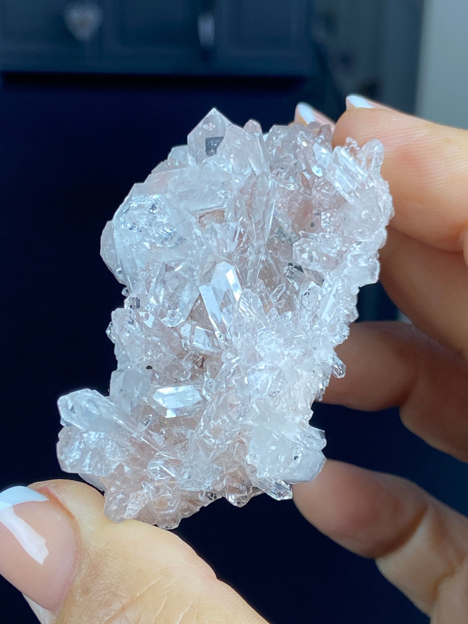 Sacred Pink Lemurian Quartz Cluster