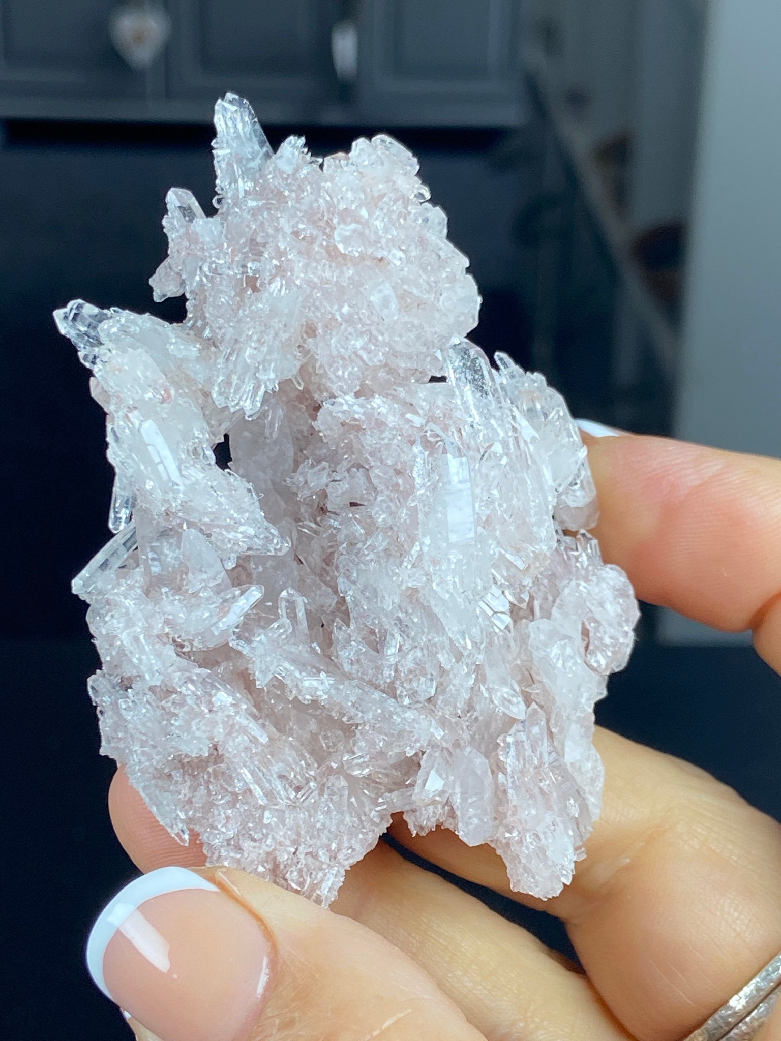 Sacred Pink Lemurian Quartz Cluster