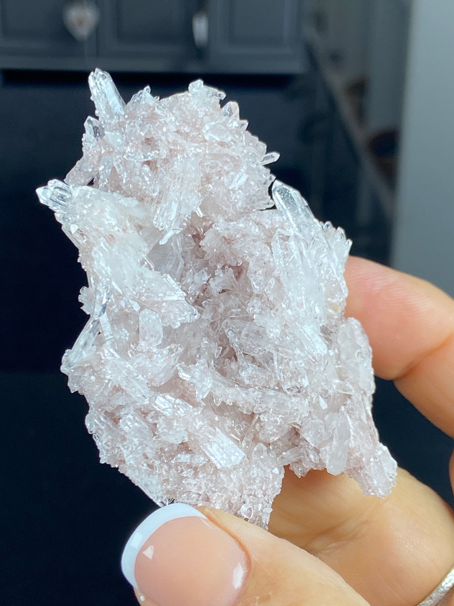 Sacred Pink Lemurian Quartz Cluster