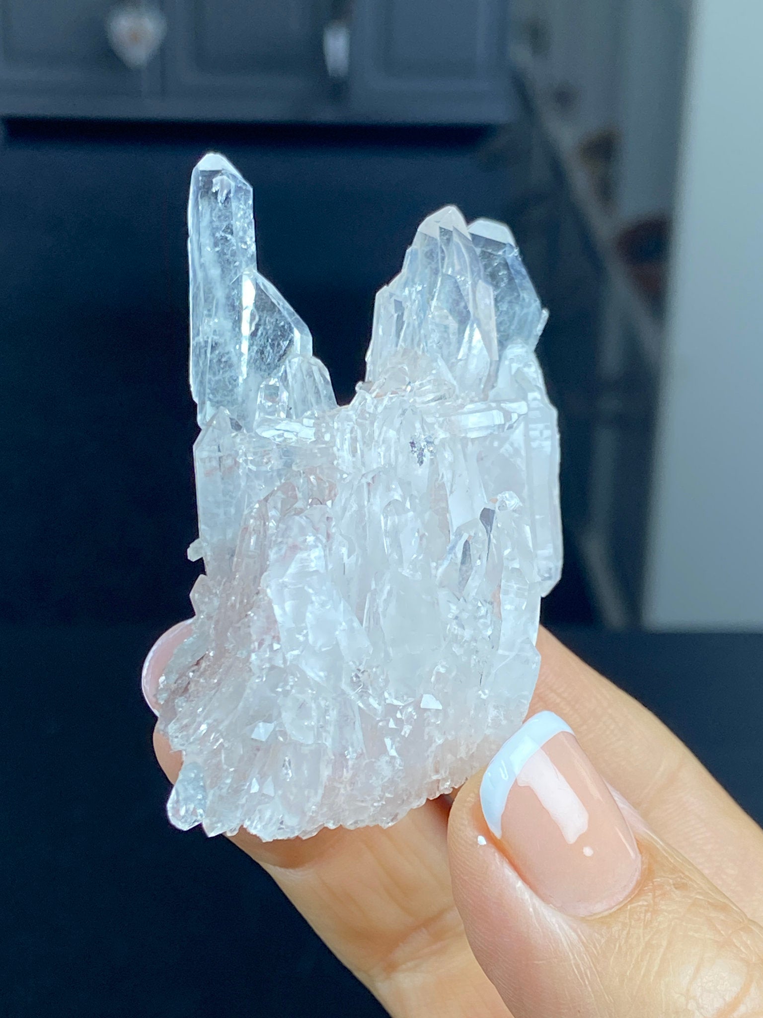 Sacred Pink Lemurian Quartz Cluster