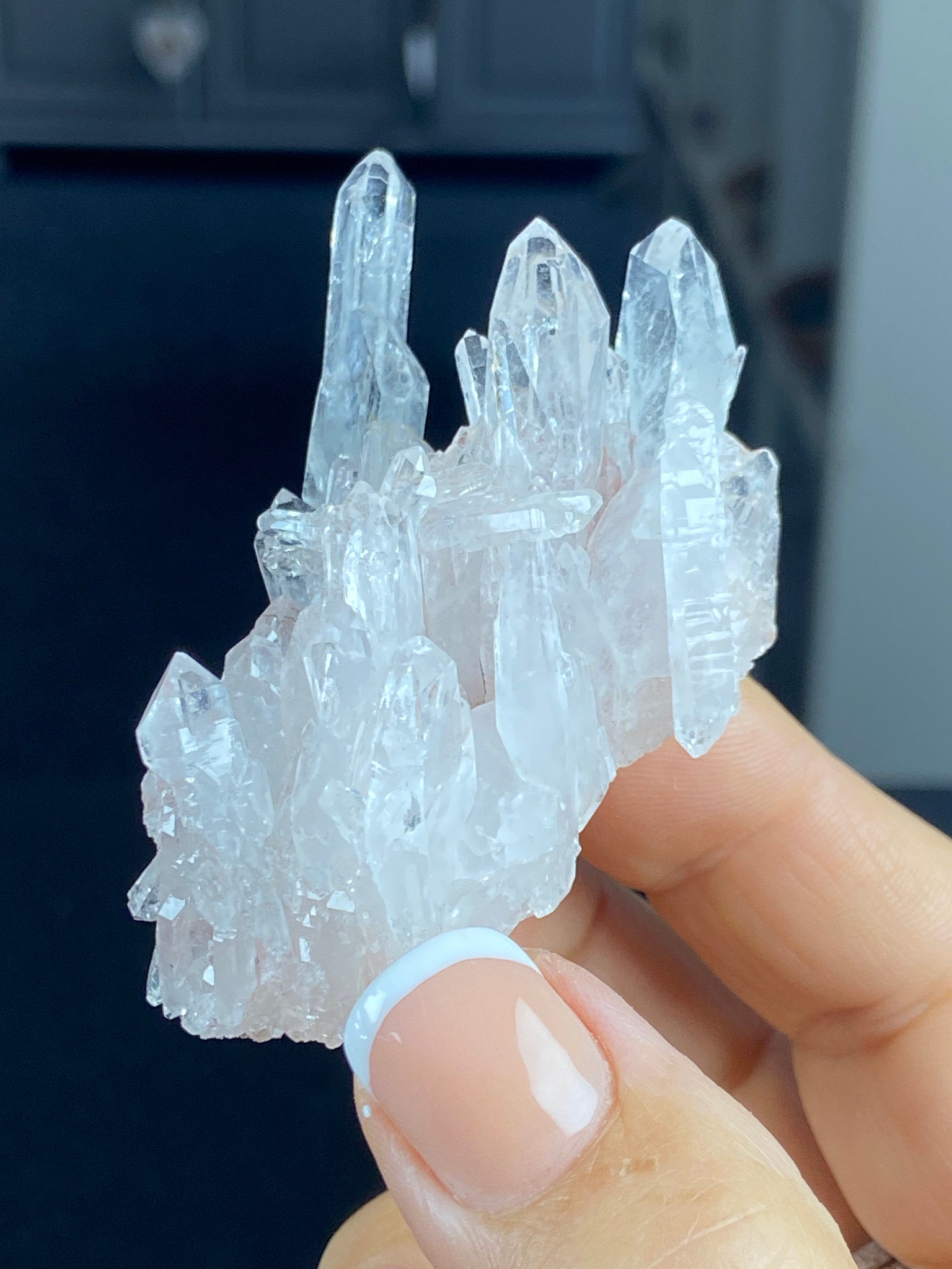 Sacred Pink Lemurian Quartz Cluster