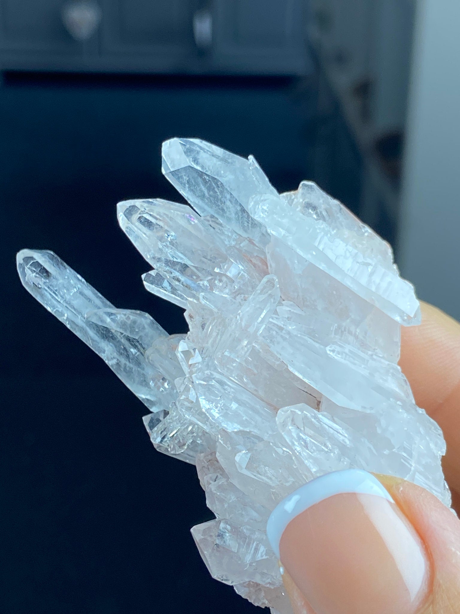 Sacred Pink Lemurian Quartz Cluster