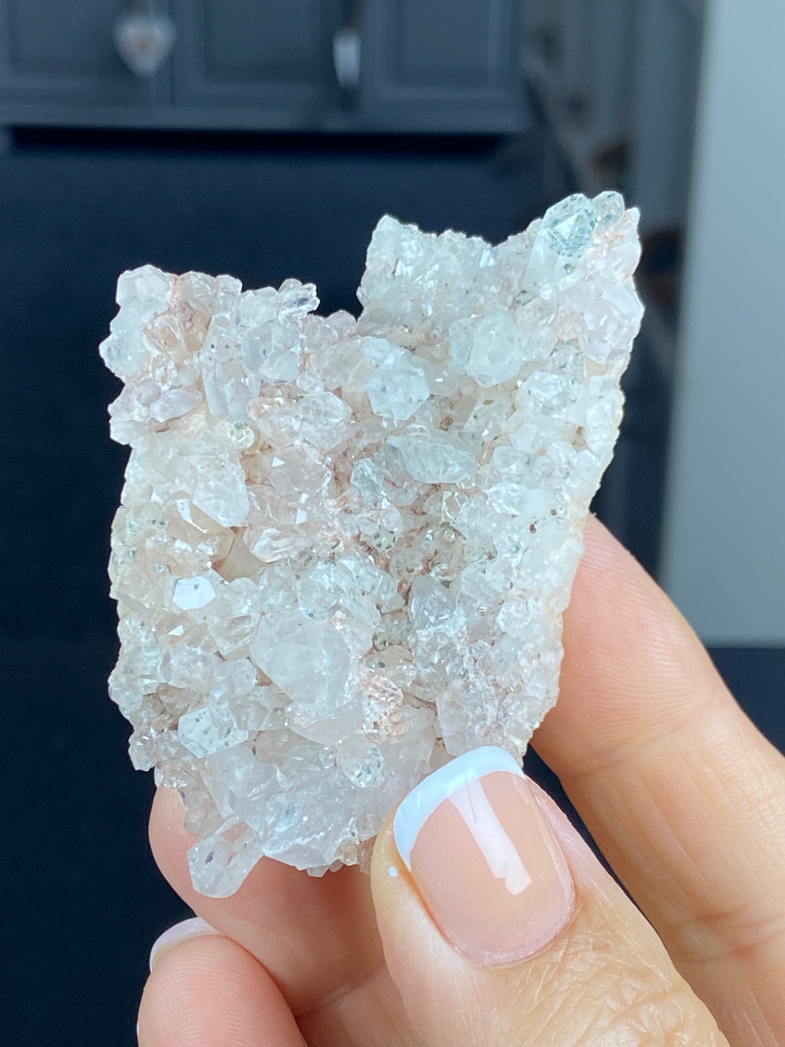 Sacred Pink Lemurian Quartz Cluster