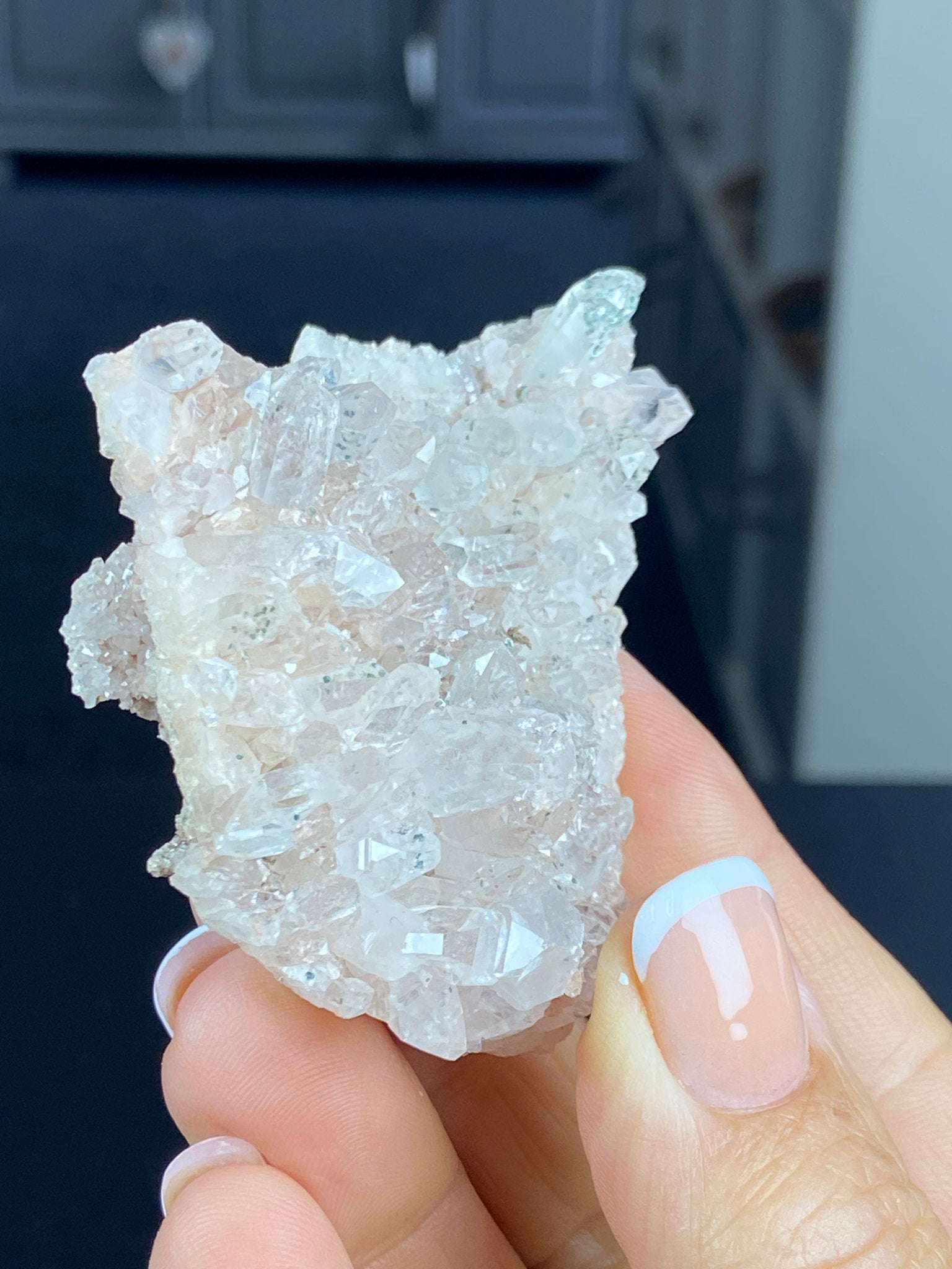 Sacred Pink Lemurian Quartz Cluster
