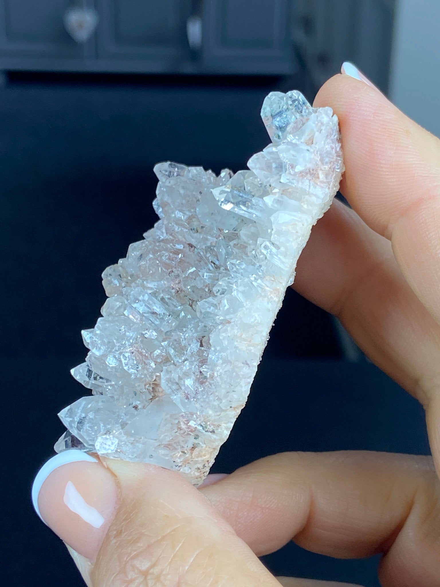 Sacred Pink Lemurian Quartz Cluster