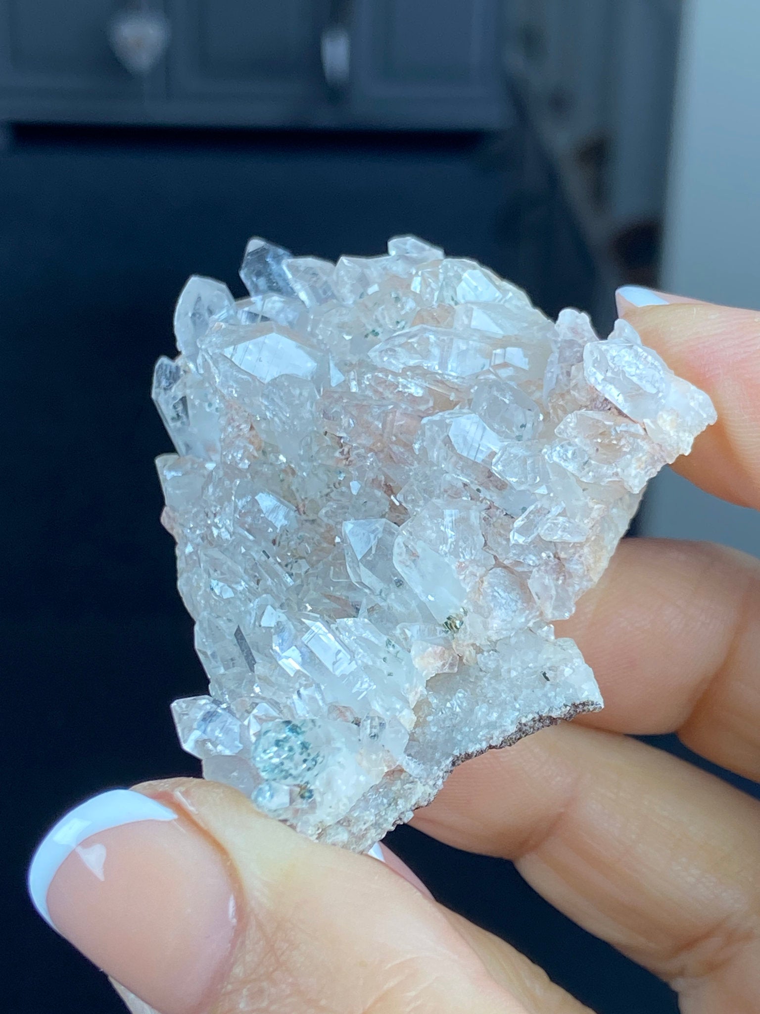Sacred Pink Lemurian Quartz Cluster