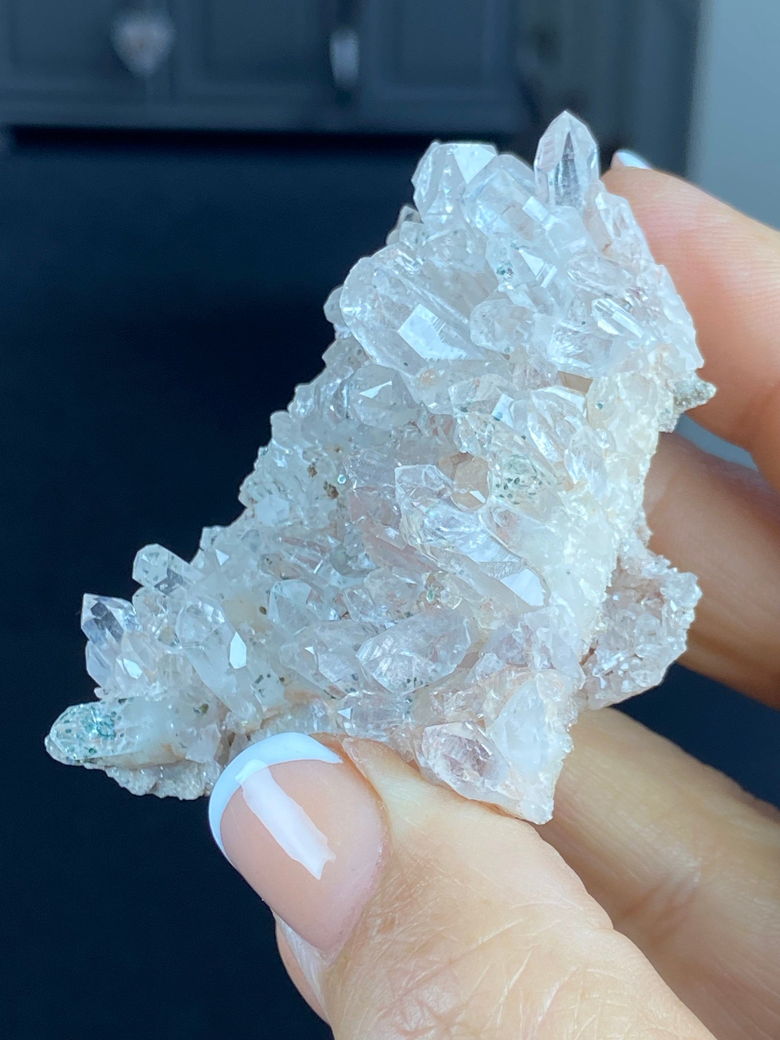 Sacred Pink Lemurian Quartz Cluster