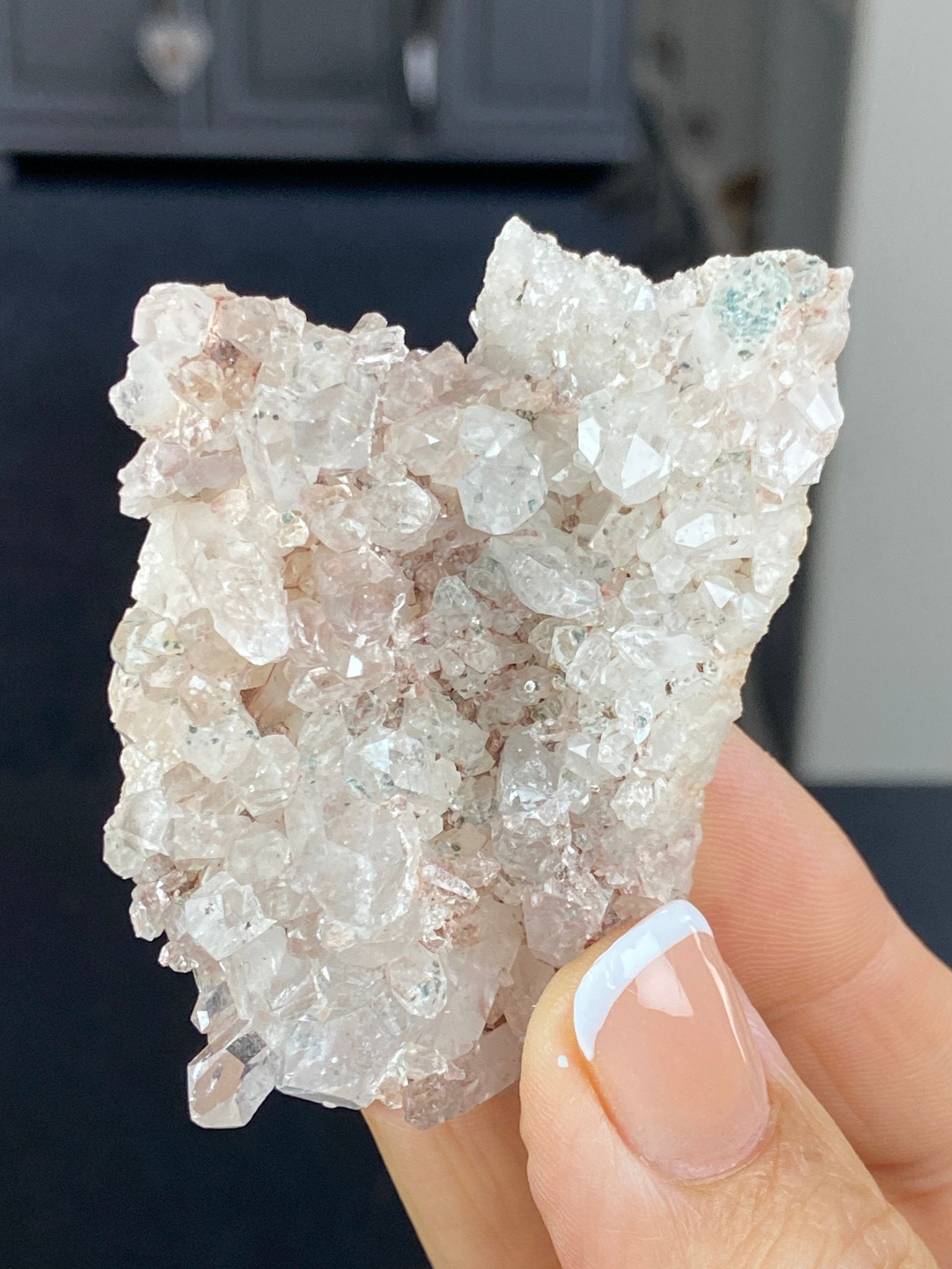 Sacred Pink Lemurian Quartz Cluster