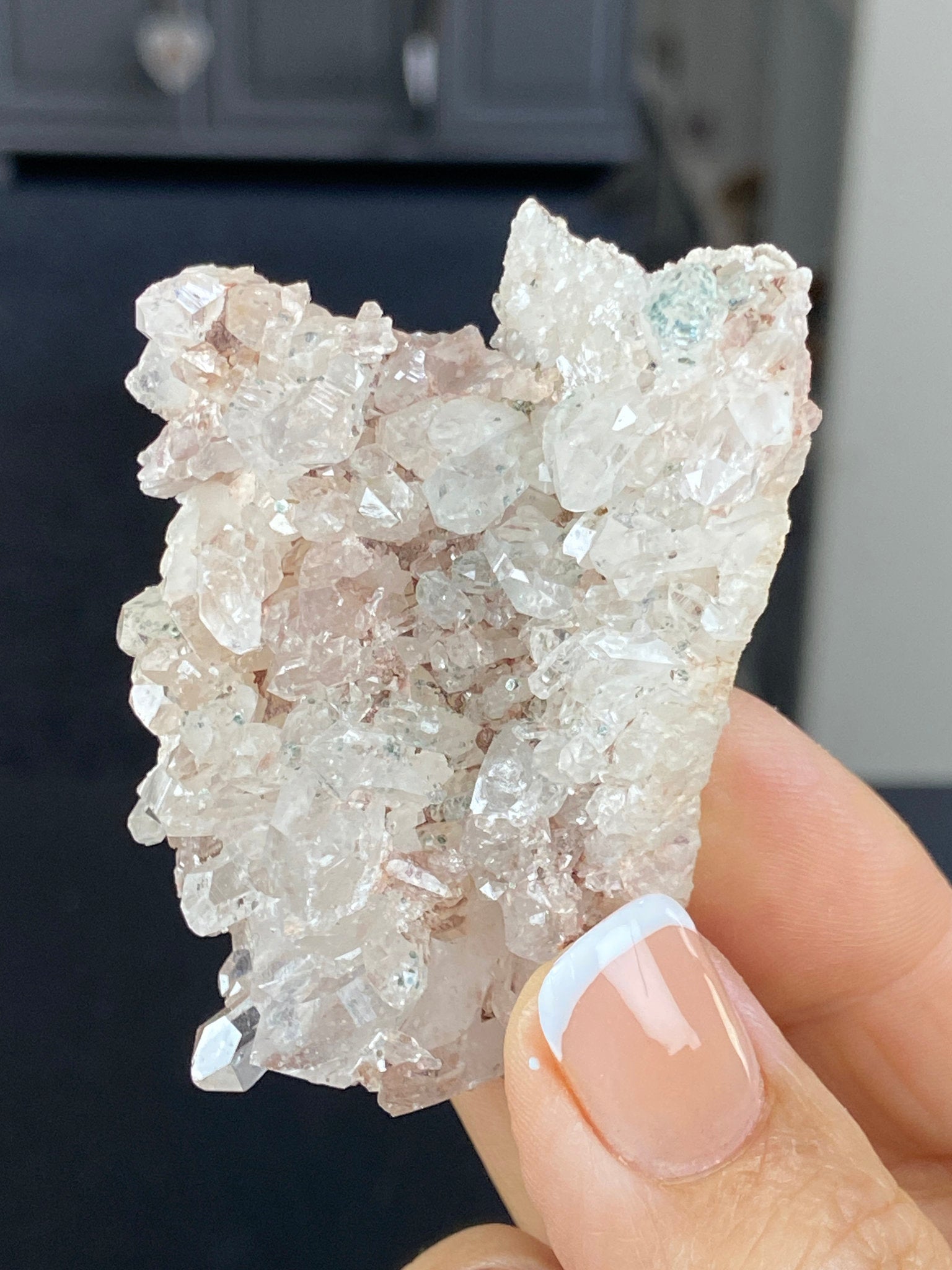 Sacred Pink Lemurian Quartz Cluster