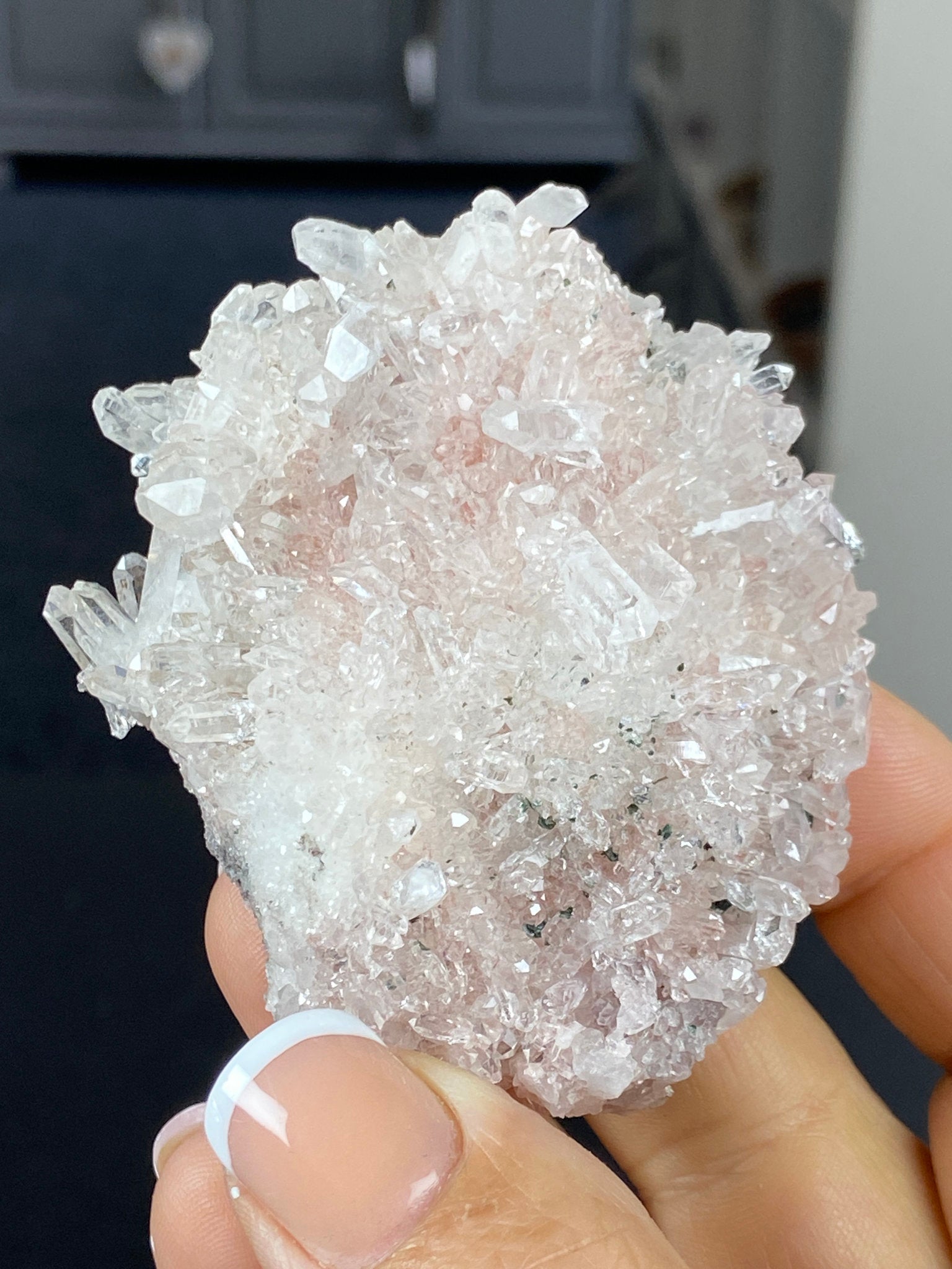 Sacred Pink Lemurian Quartz Cluster