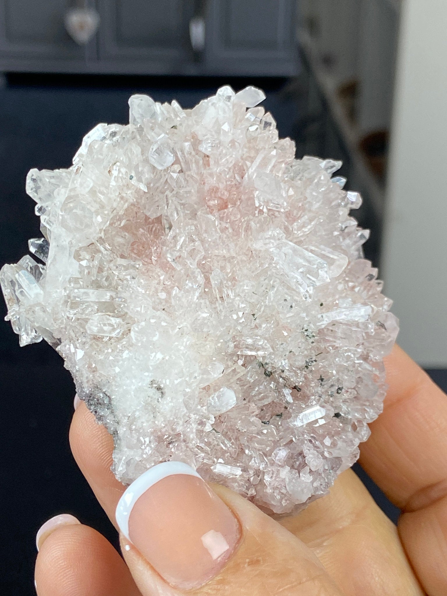 Sacred Pink Lemurian Quartz Cluster