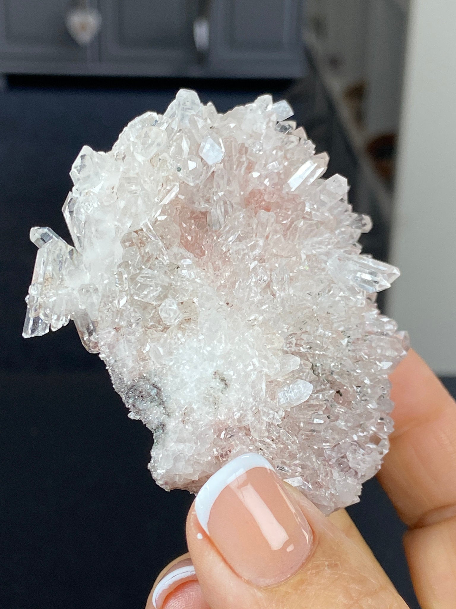 Sacred Pink Lemurian Quartz Cluster