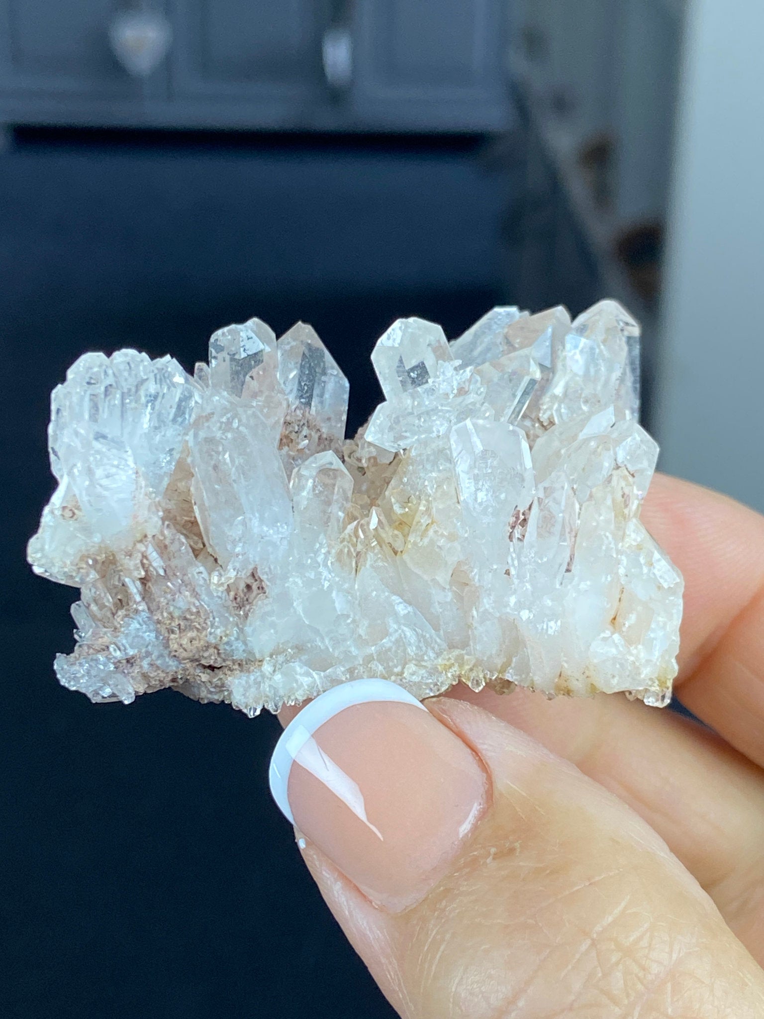 Sacred Pink Lemurian Quartz Cluster