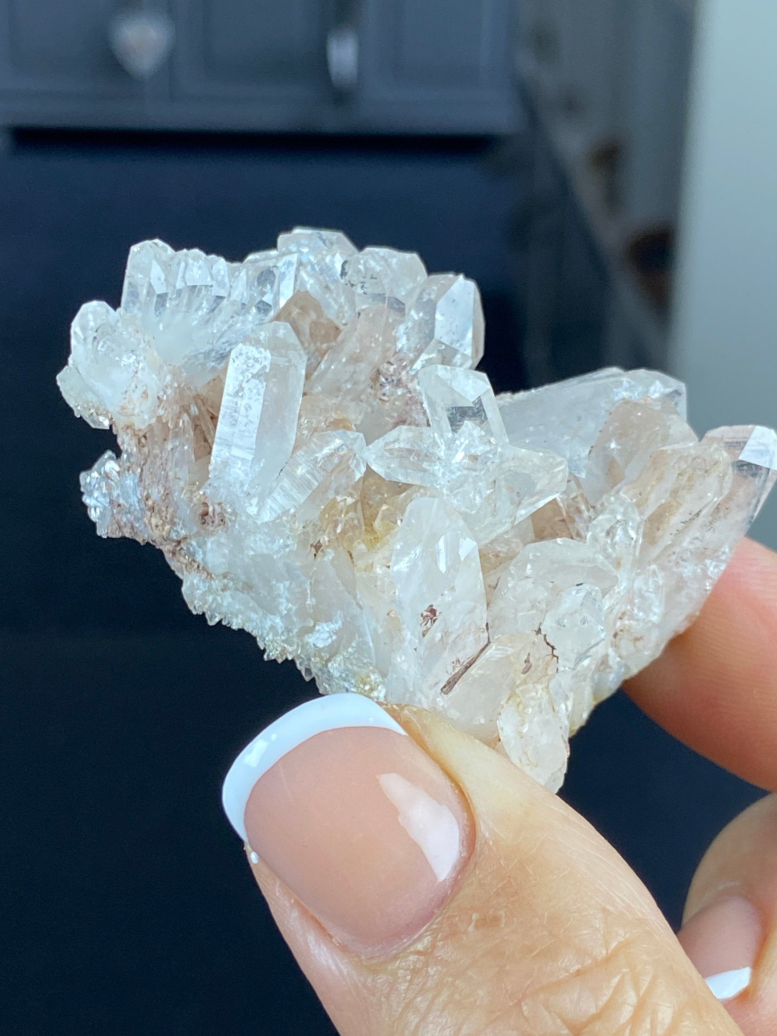 Sacred Pink Lemurian Quartz Cluster
