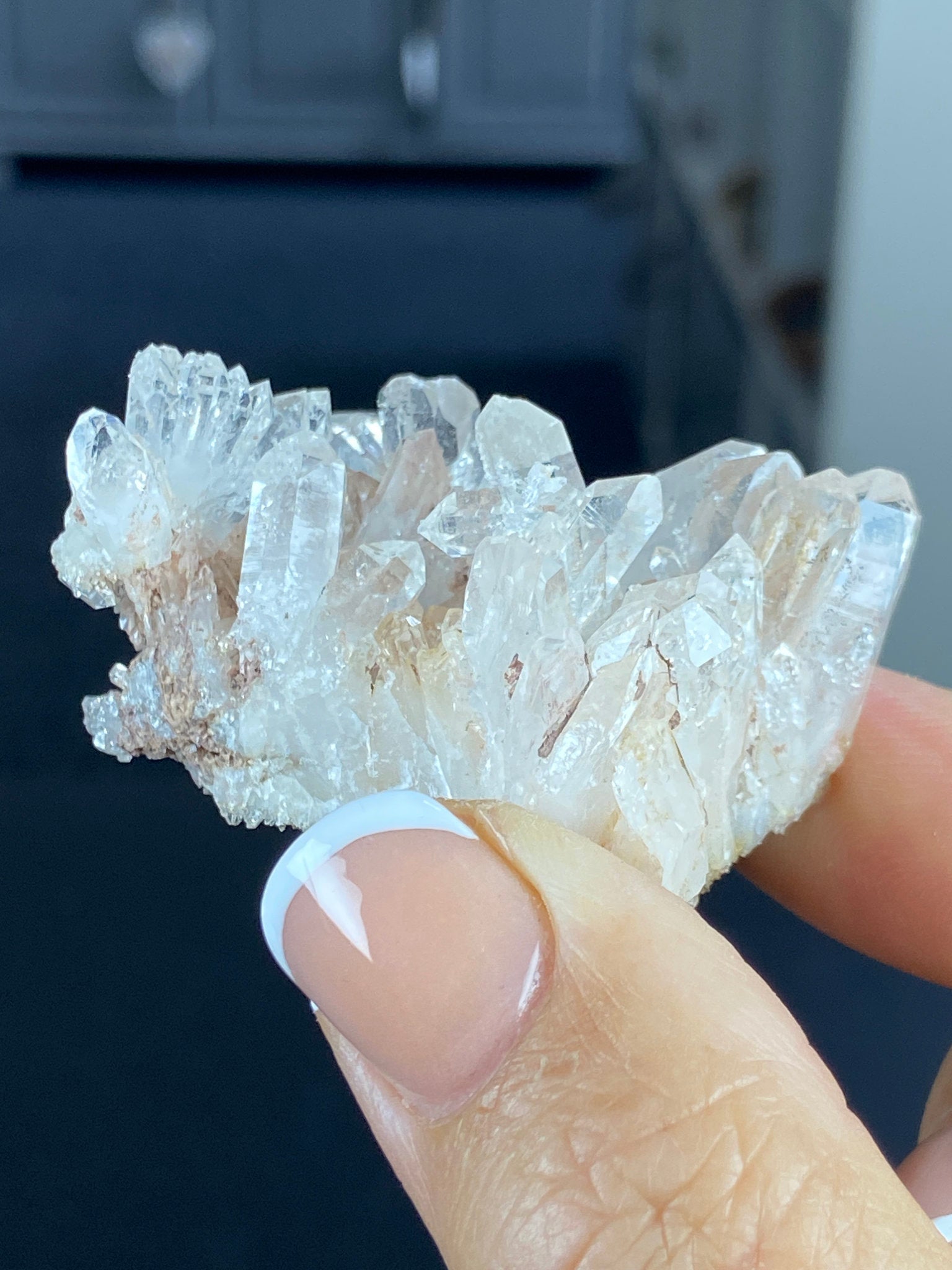 Sacred Pink Lemurian Quartz Cluster