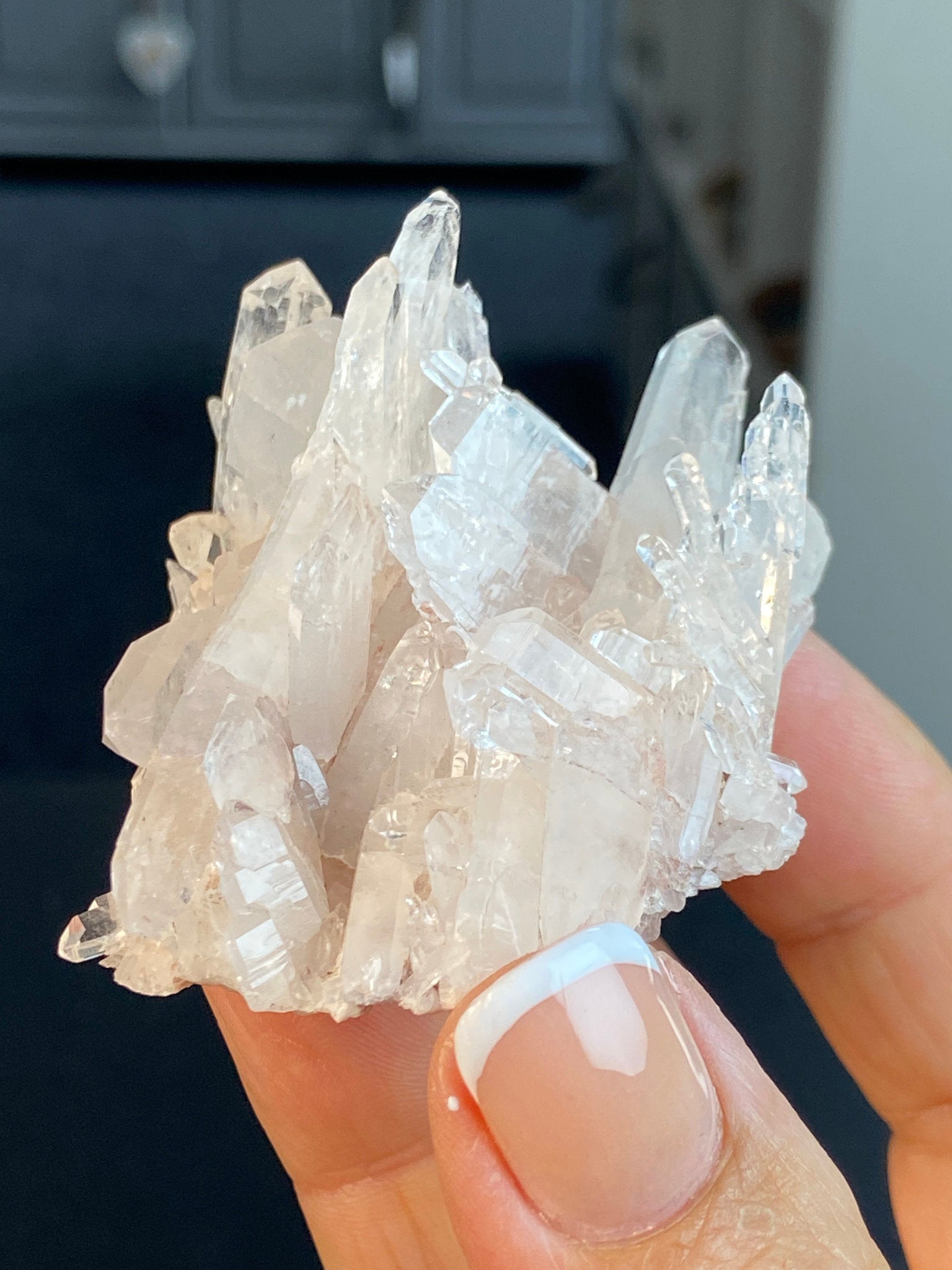 Sacred Pink Lemurian Quartz Cluster