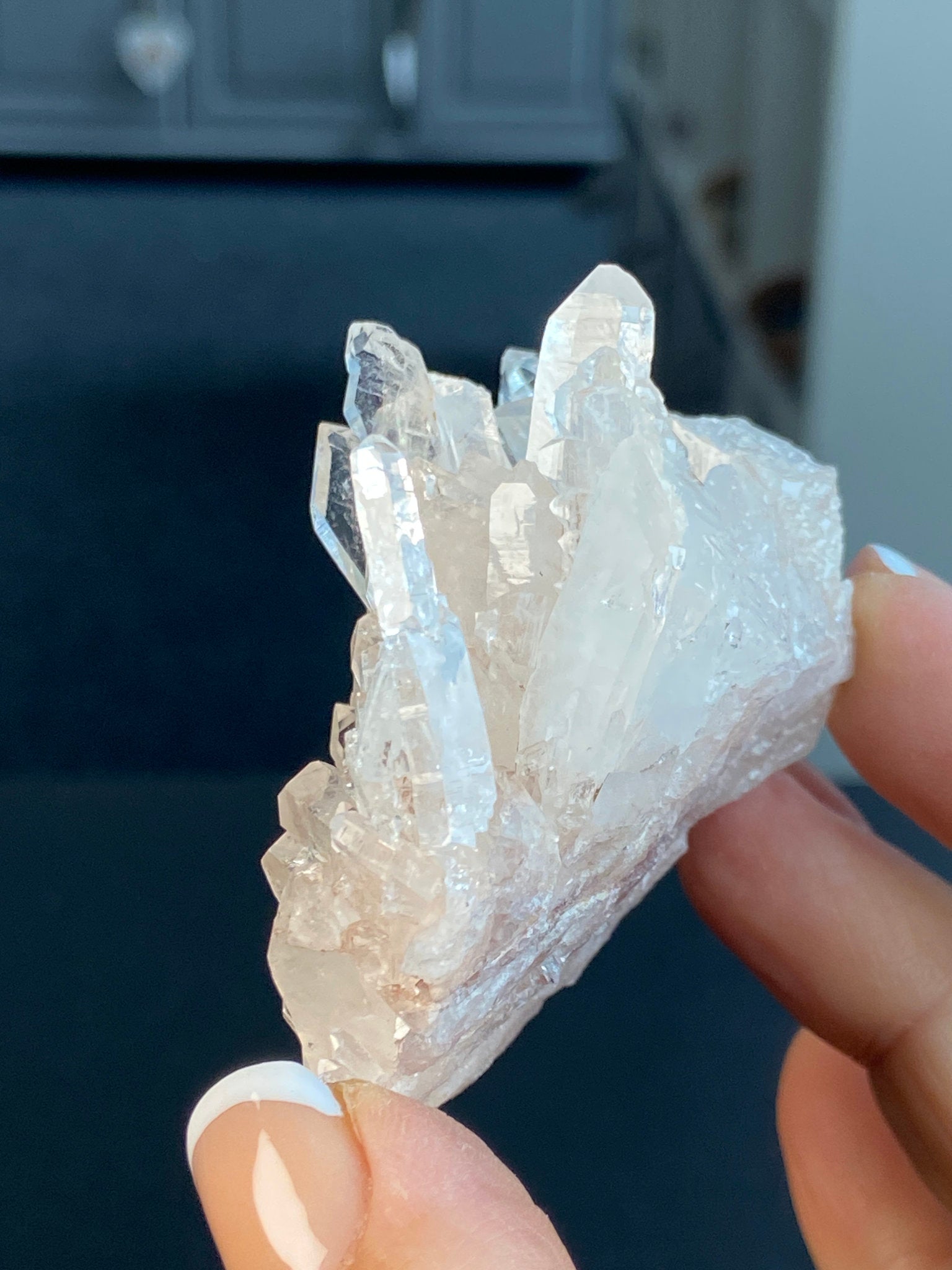 Sacred Pink Lemurian Quartz Cluster